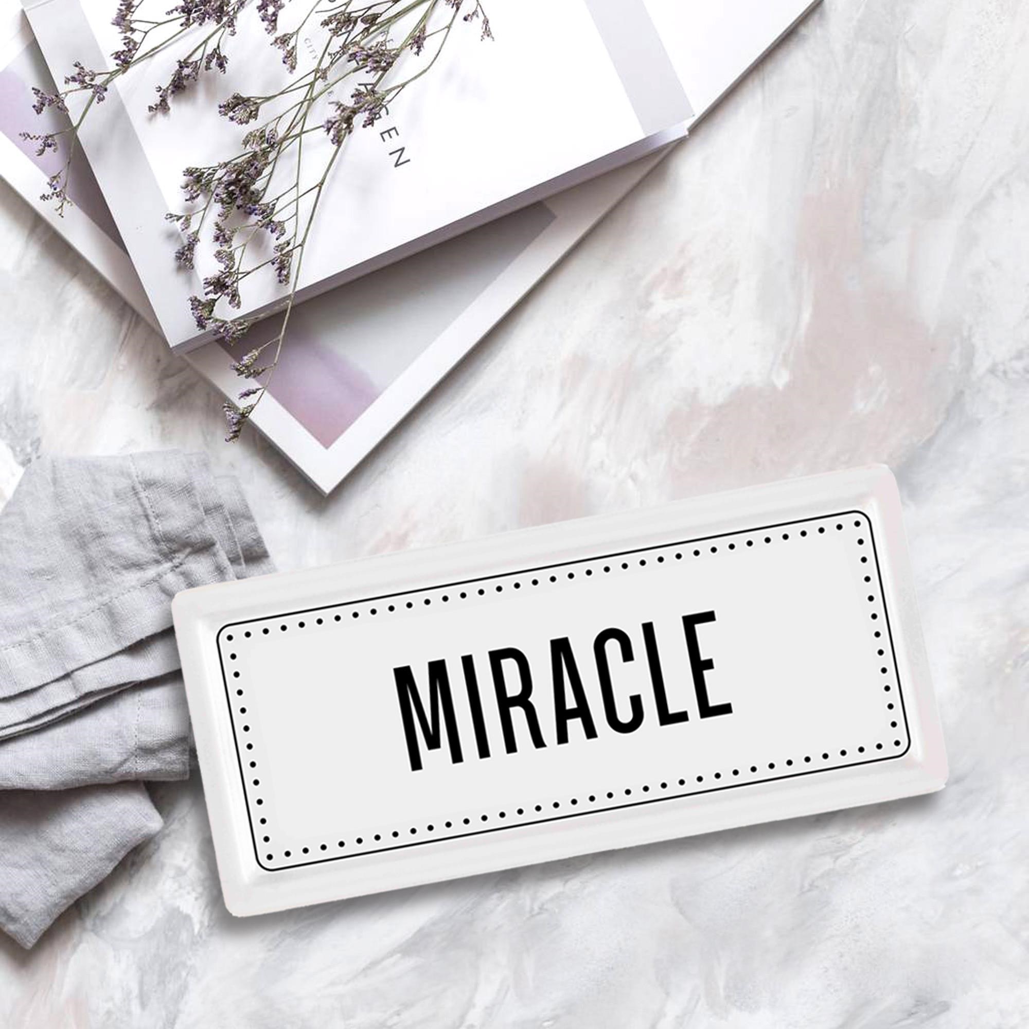The Mia Dikdörtgen Servis Tabağı Miracle  - 35 x 16 Cm