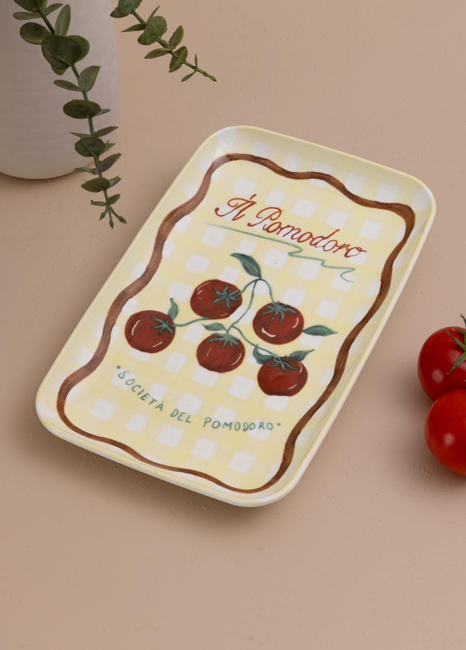The Mia Italian Summer Dikdörtgen Servis Tabağı 31x20 cm