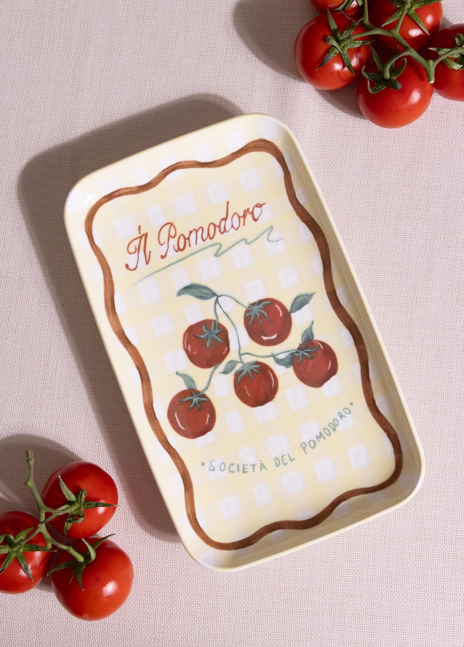 The Mia Italian Summer Dikdörtgen Servis Tabağı 31x20 cm