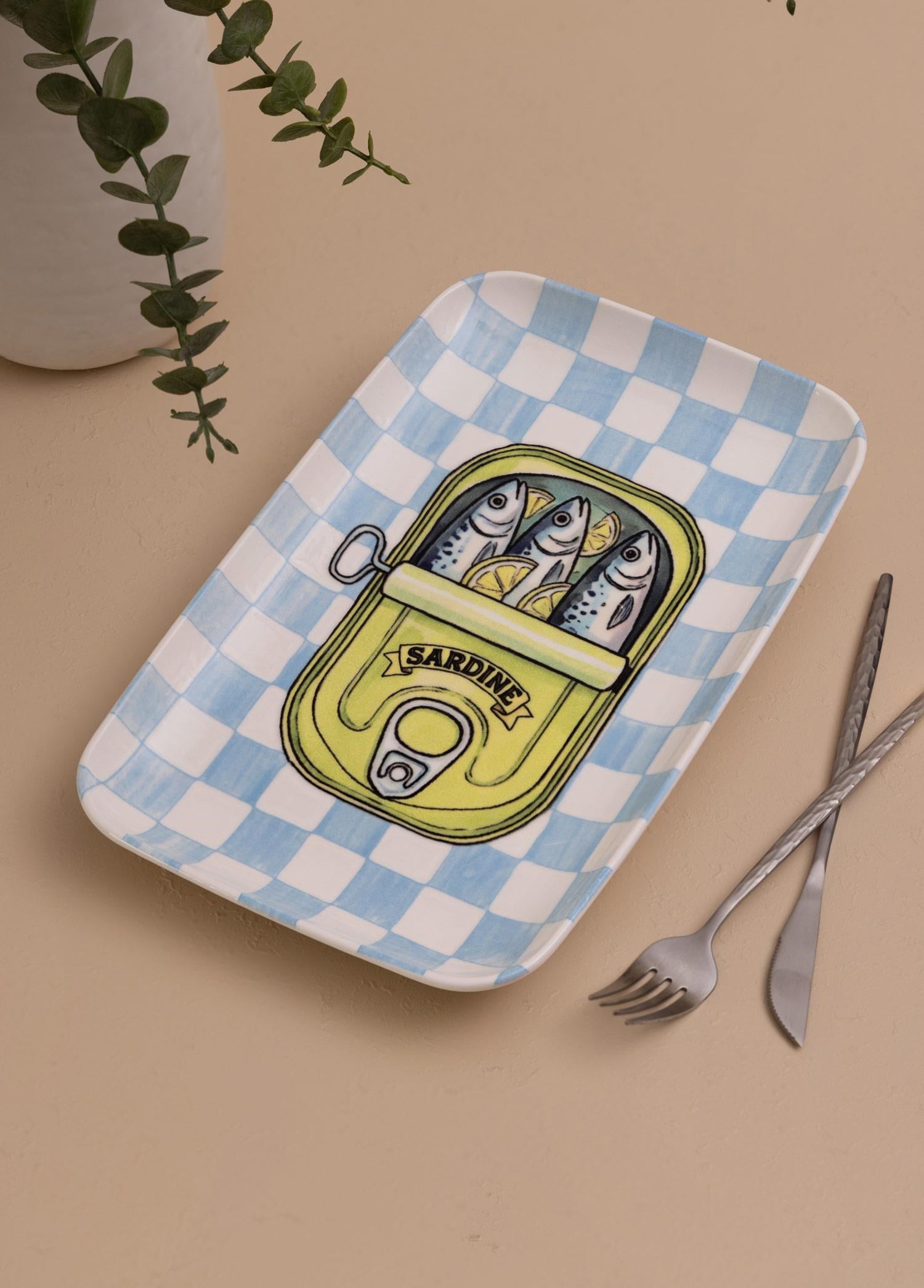 The Mia Italian Summer Dikdörtgen Servis Tabağı 31x20 cm