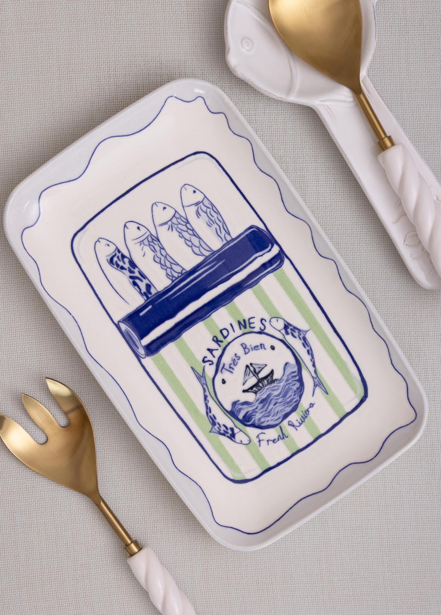 The Mia Italian Summer Dikdörtgen Servis Tabağı 31x20 cm