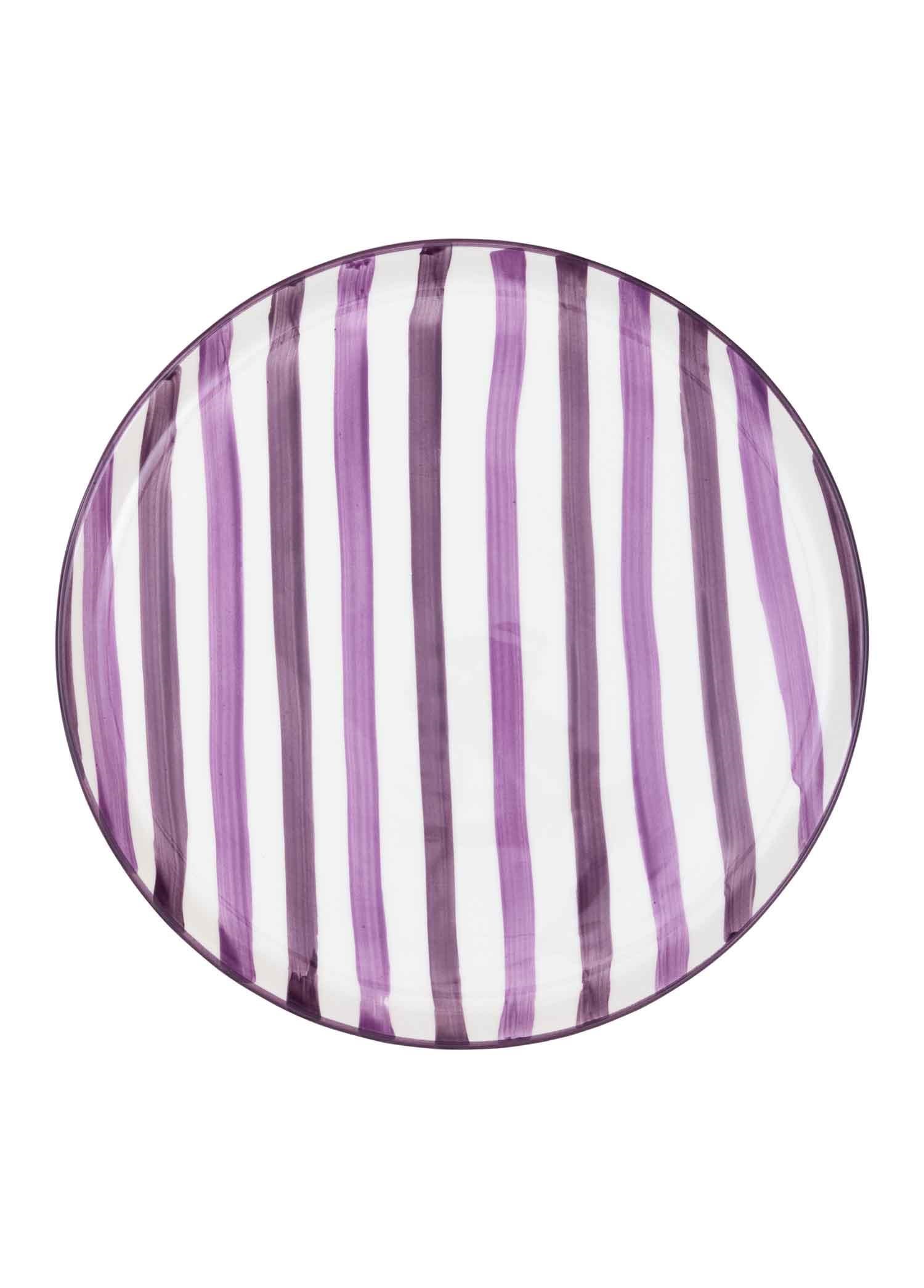 The Mia Joy Servis Tabağı Mor 30 cm
