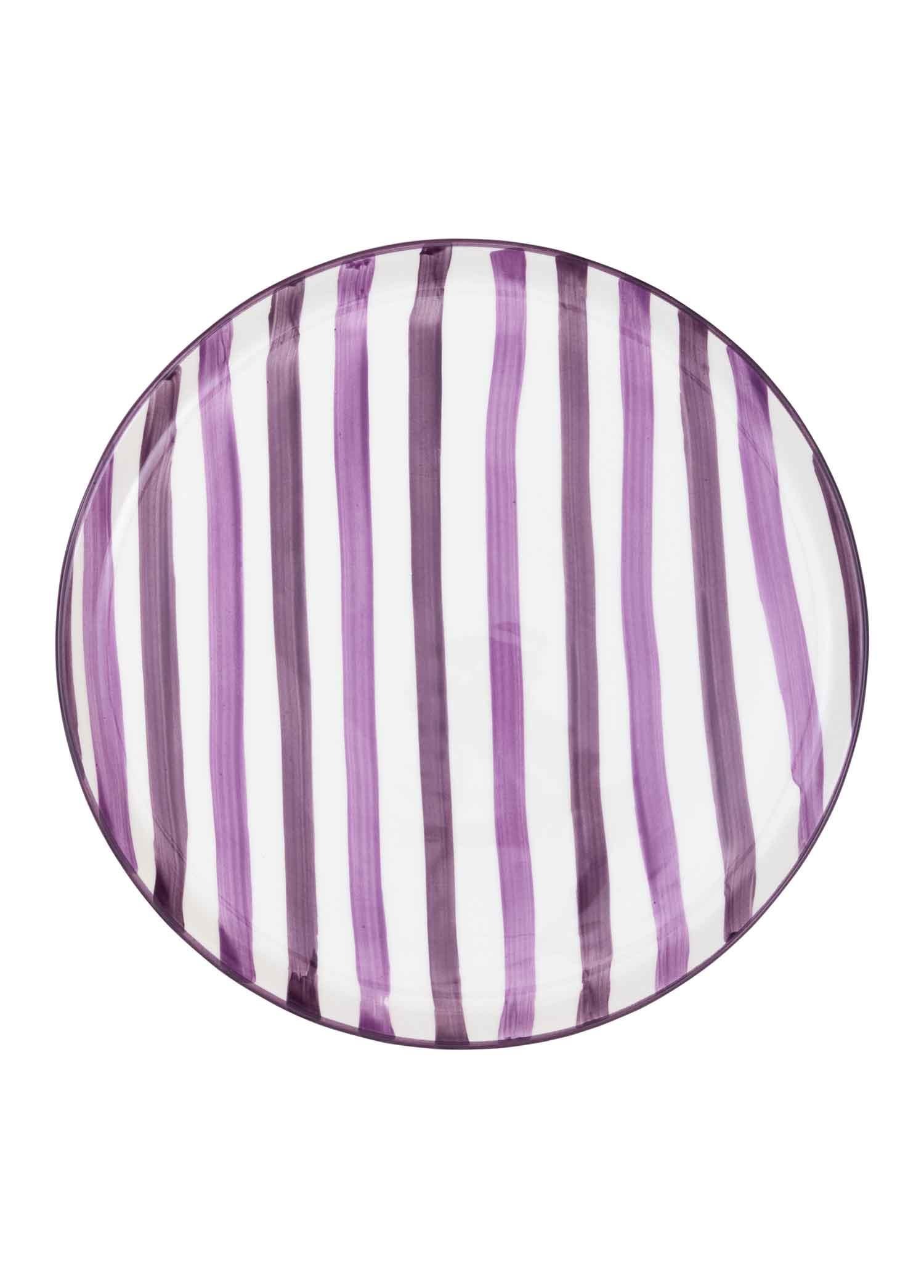 The Mia Joy Servis Tabağı Mor 30 cm