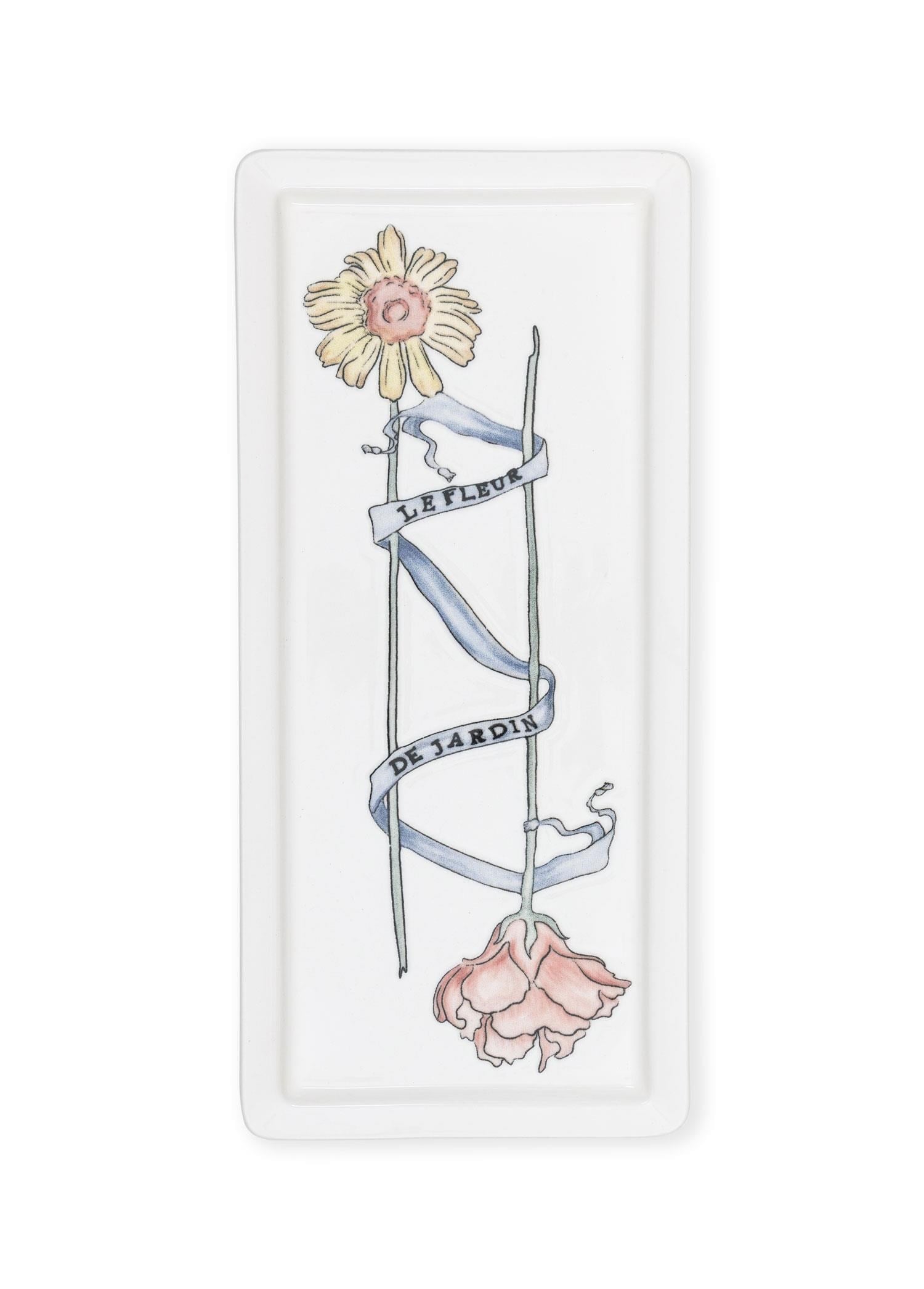 The Mia Luv Dikdörtgen Servis Tabağı 35x16 cm