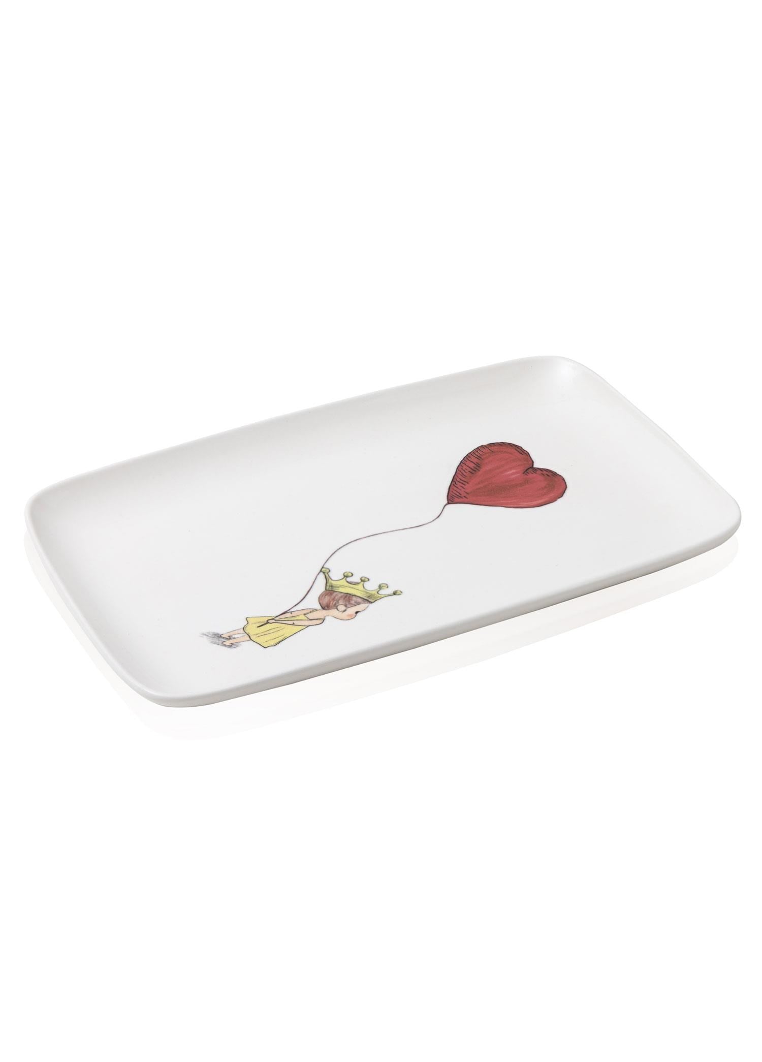 The Mia Luv Dikdörtgen Servis Tabağı 31x20 cm