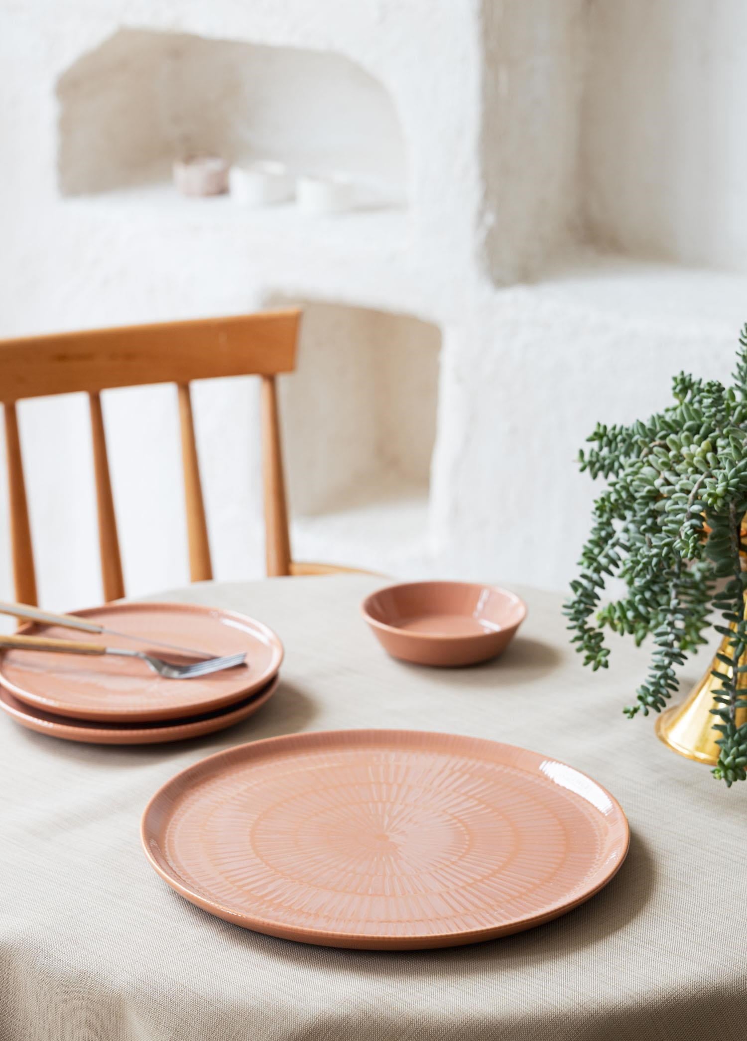 Servis Tabağı The Mia Noon Servis Tabağı Somon 30 Cm