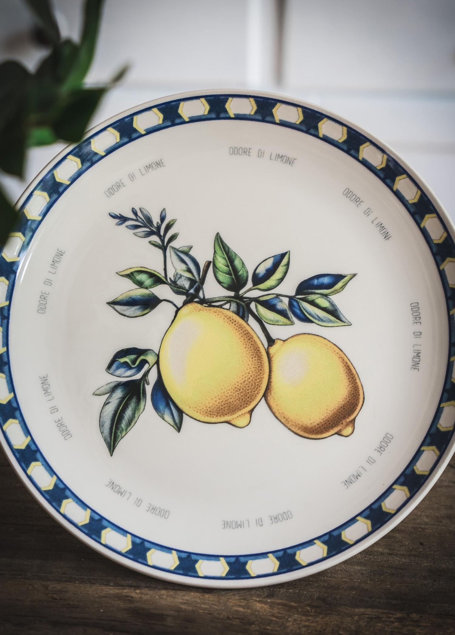 The Mia Odore Di Limone Servis Tabağı 6lı Set 26 cm ODL004