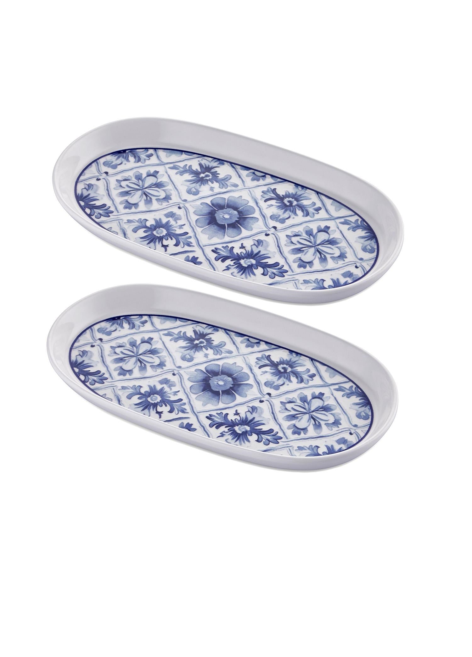 The Mia Odore Di Limone Oval Servis Tabağı 2li Set 29 cm