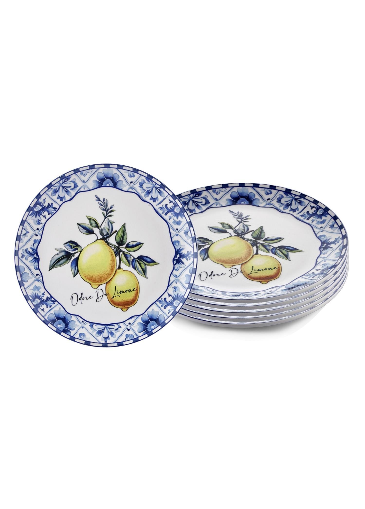 The Mia Odore Di Limone Servis Tabağı 6lı Set 26 cm ODL003