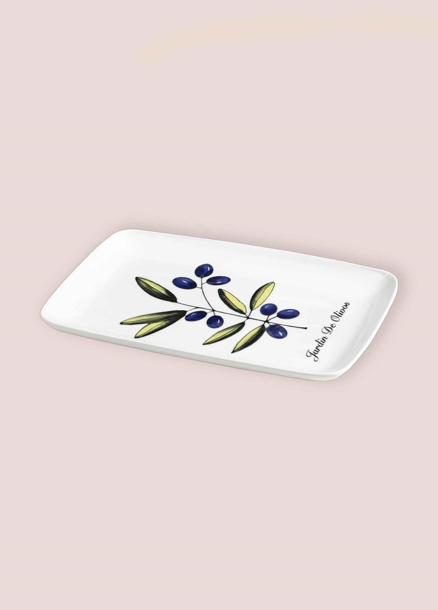 The Mia Olivos Dikdörtgen Servis Tabağı 31x20 cm OVS0015