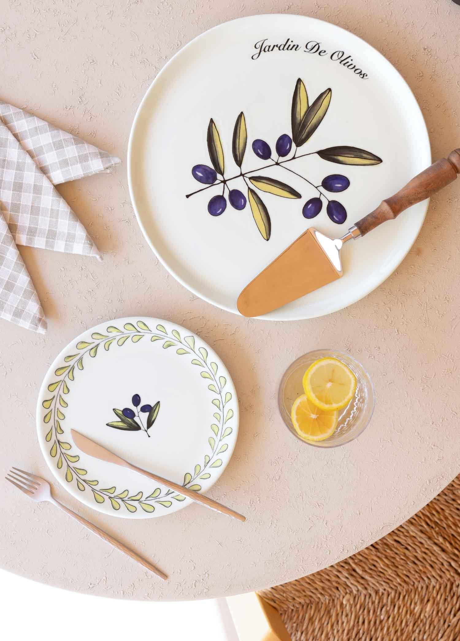 The Mia Olivos Servis Tabağı 30 Cm OVS0005