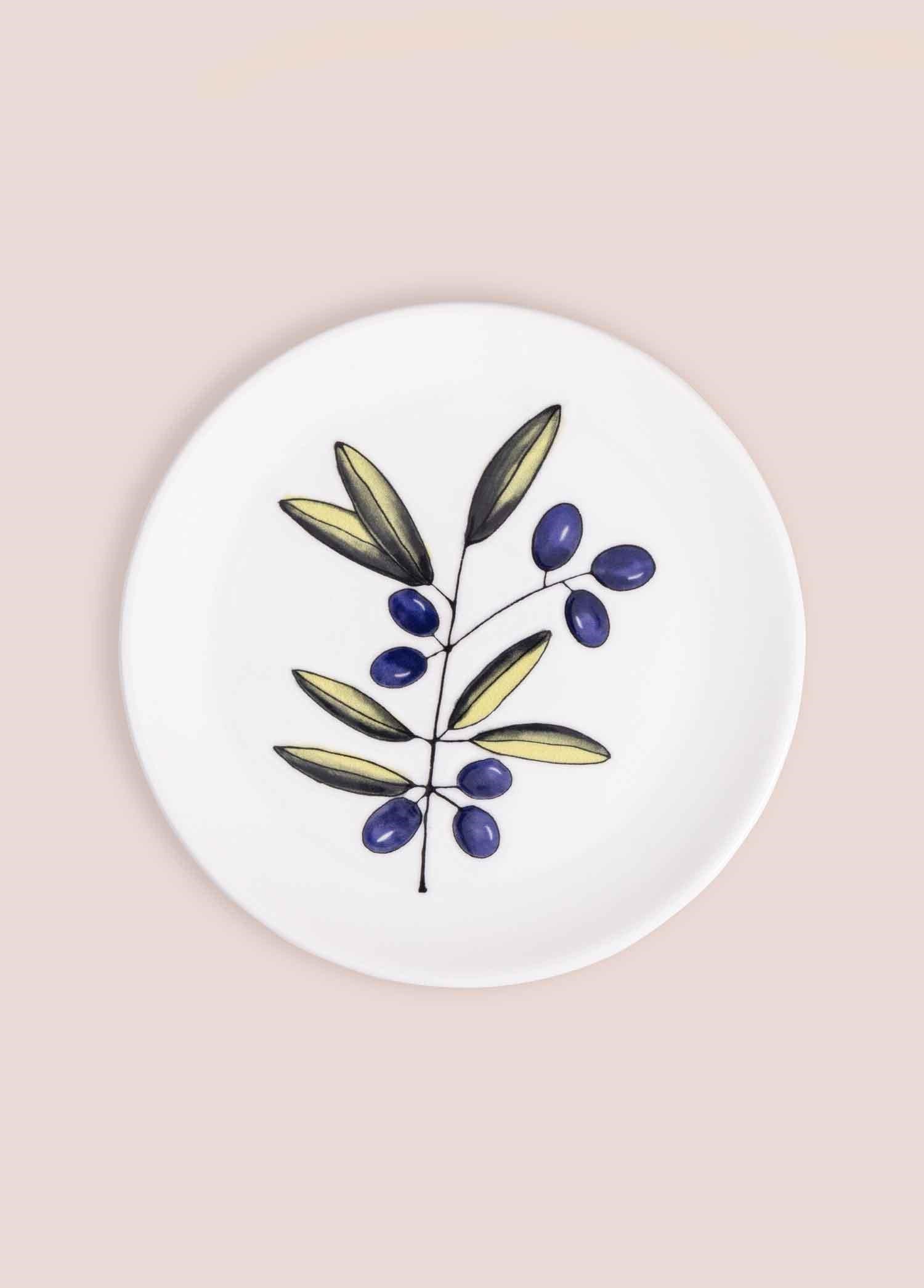 The Mia Olivos Servis Tabağı 6lı Set 26 cm OVS0003