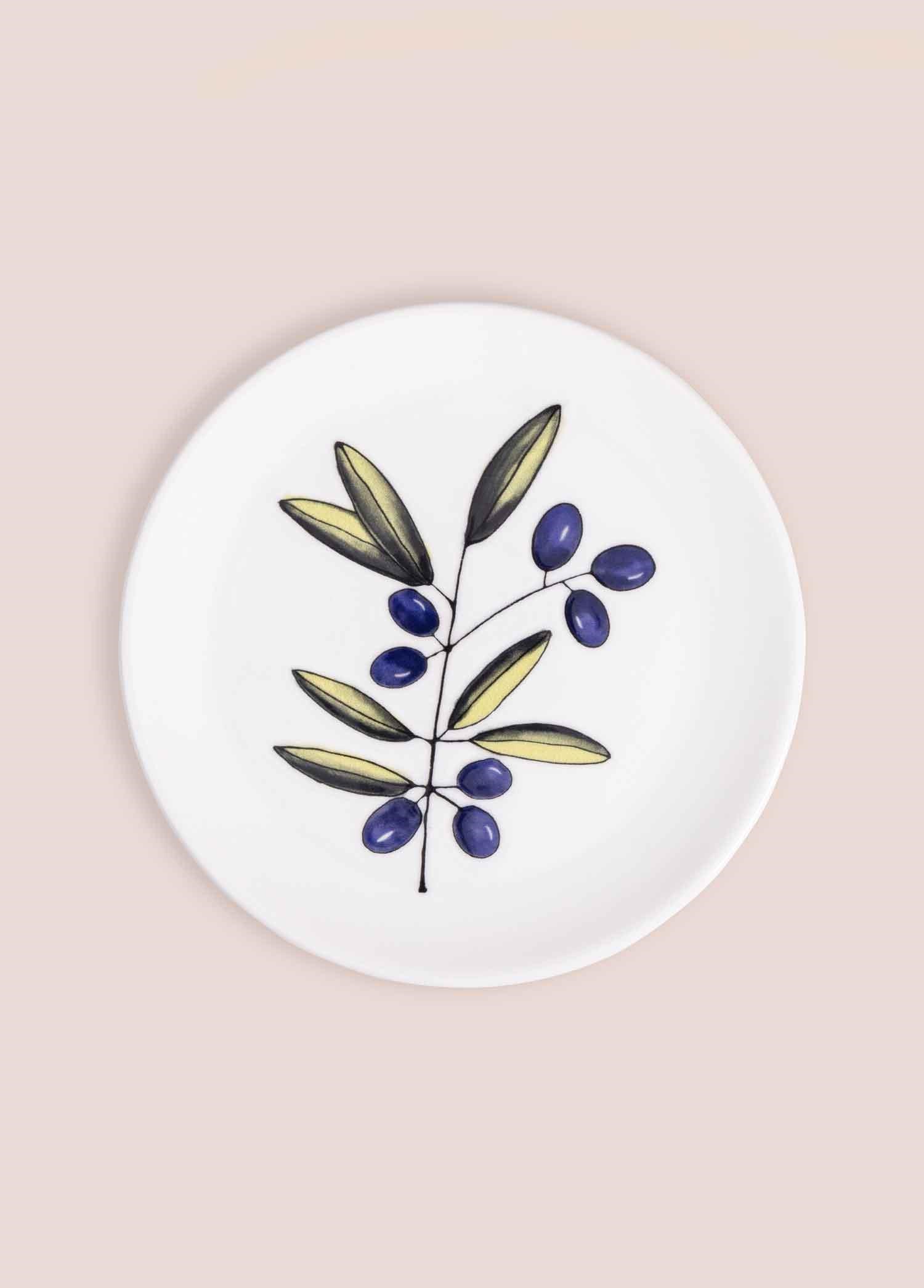 The Mia Olivos Servis Tabağı 6lı Set 26 cm OVS0003