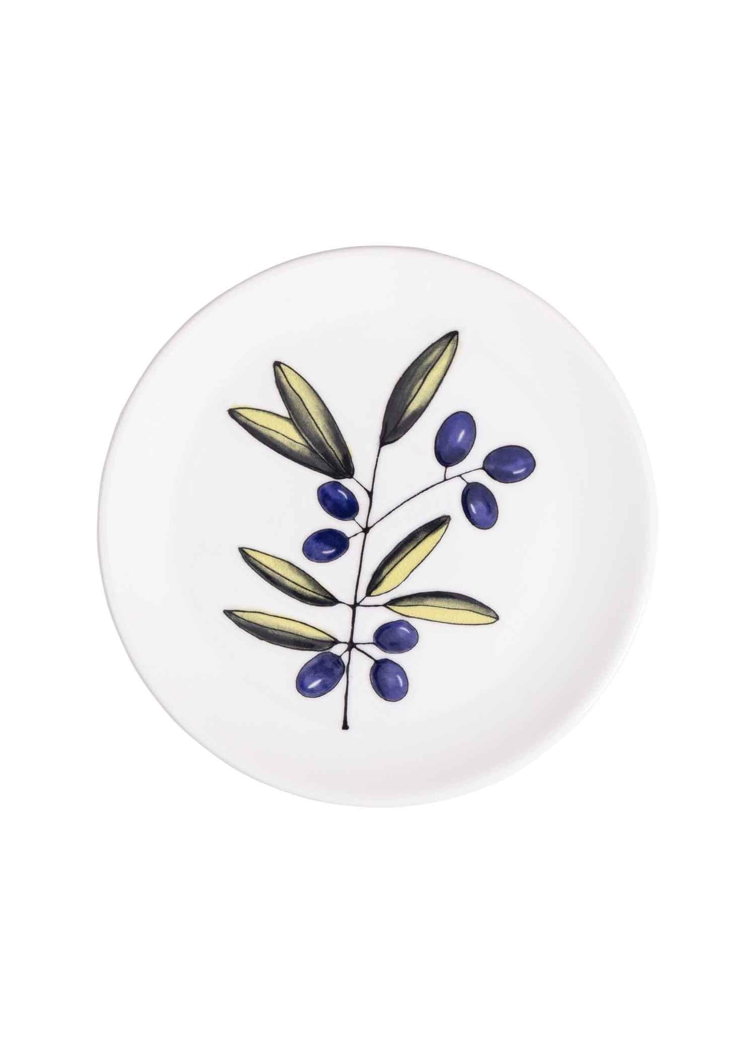 The Mia Olivos Servis Tabağı 6lı Set 26 cm OVS0003
