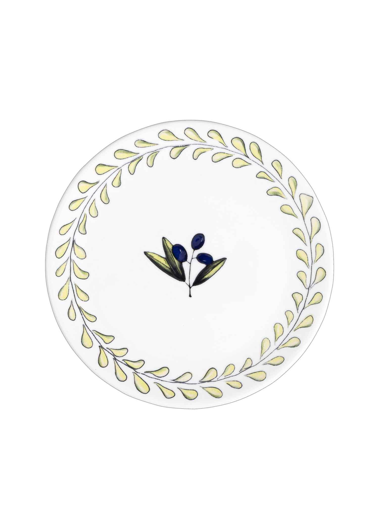 The Mia Olivos Servis Tabağı 6lı Set 26 cm OVS0004