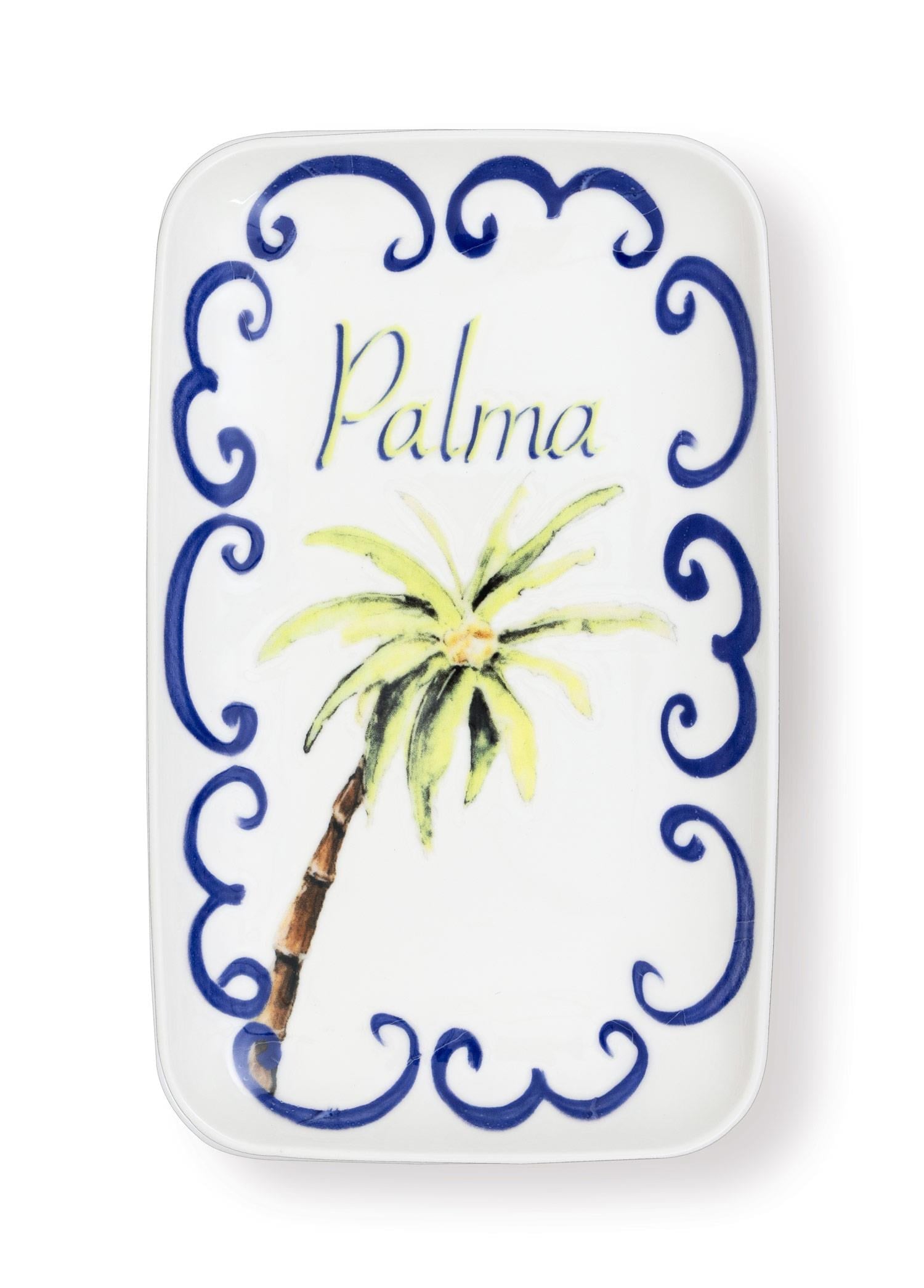 The Mia Palma Dikdörtgen Servis Tabağı 31x20 cm