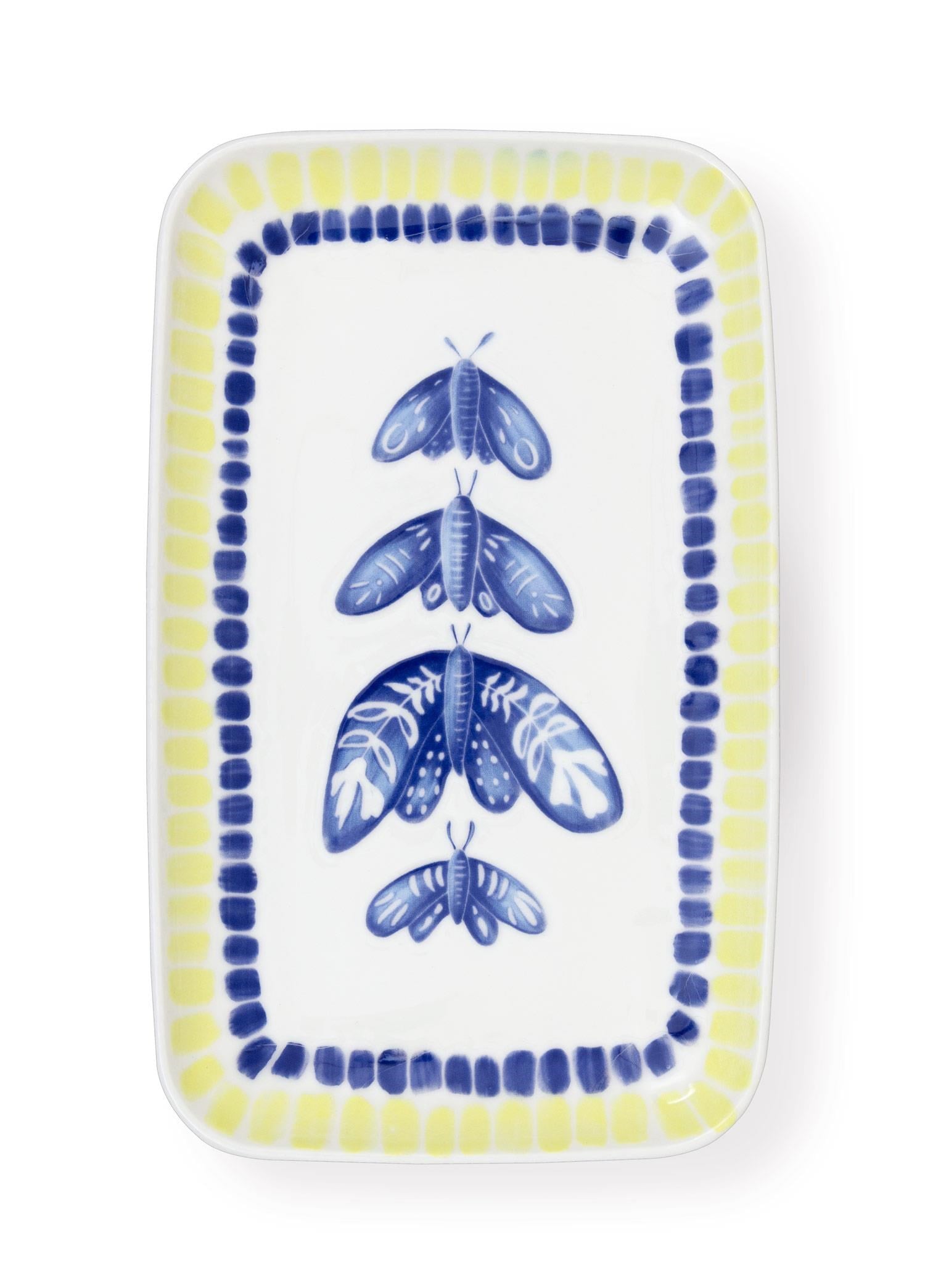 The Mia Palma Dikdörtgen Servis Tabağı 31x20 cm