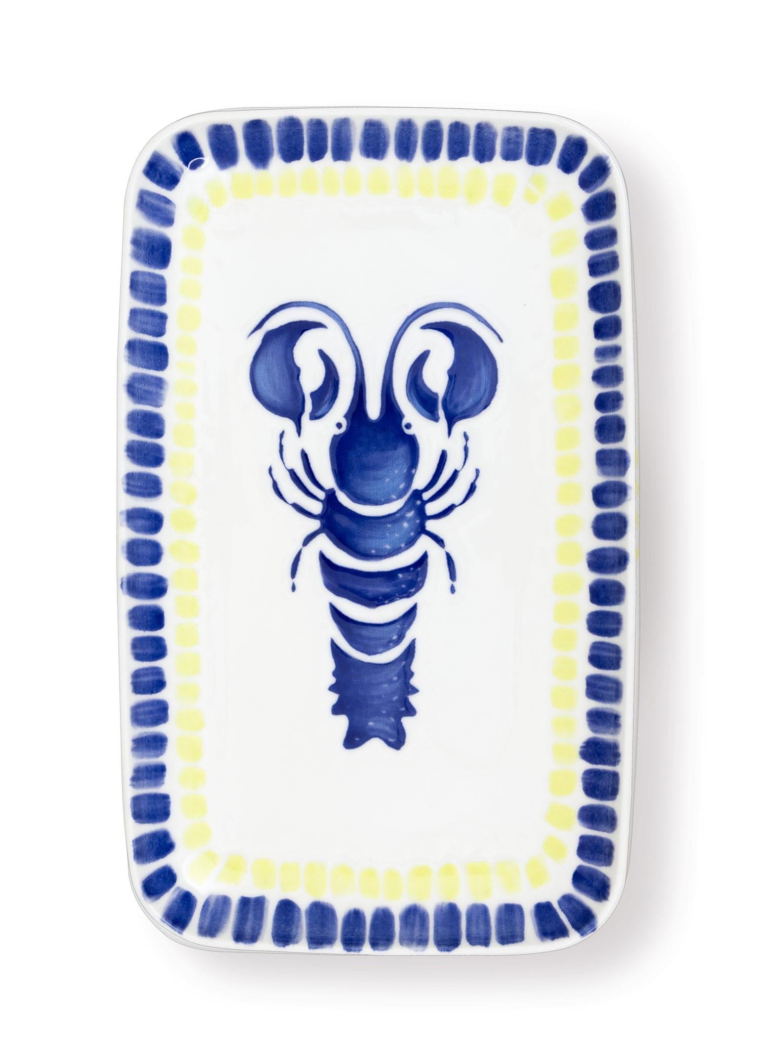 The Mia Palma Dikdörtgen Servis Tabağı 31x20 cm