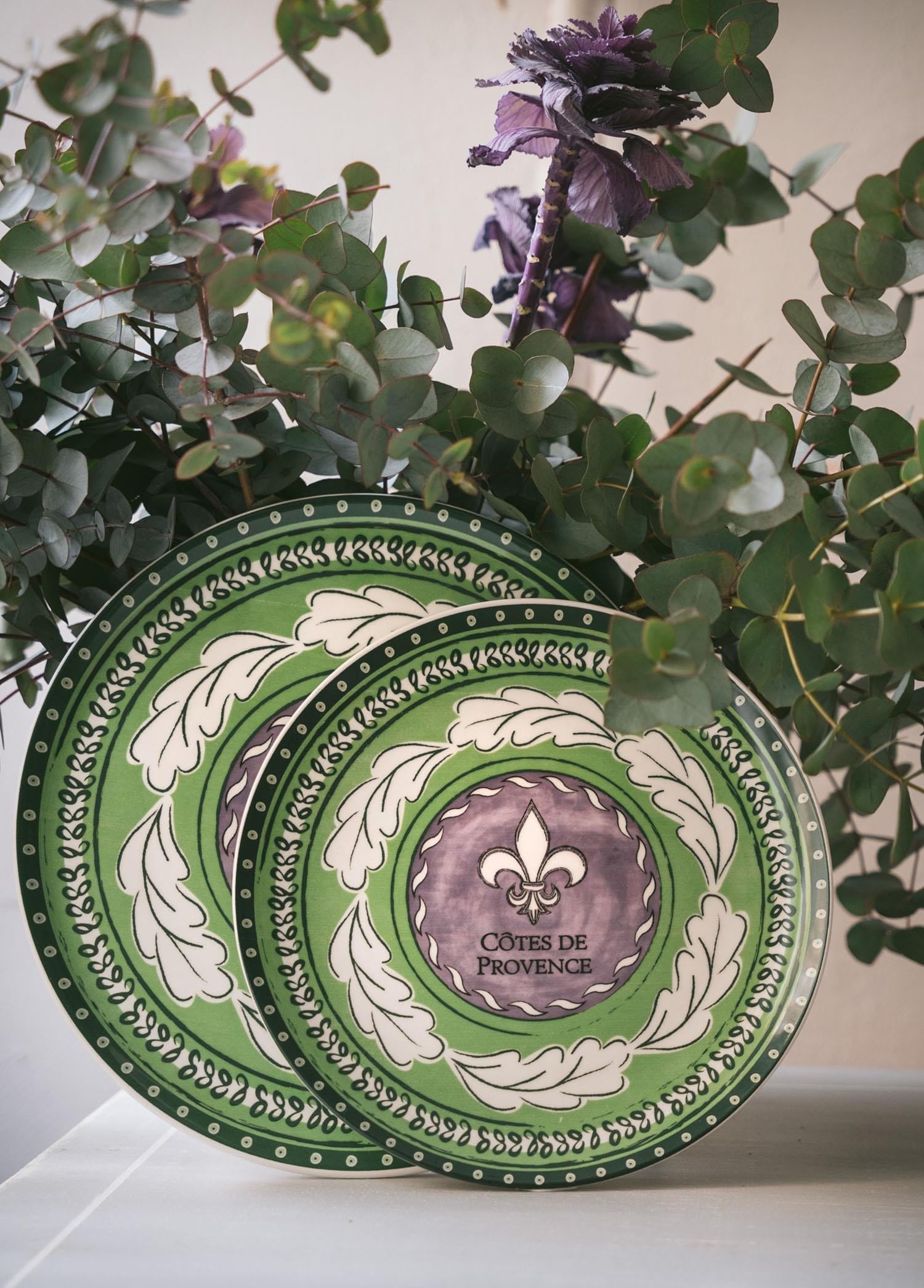 The Mia Provence Lavanta Servis Tabağı 6lı Set 26 cm PRC03