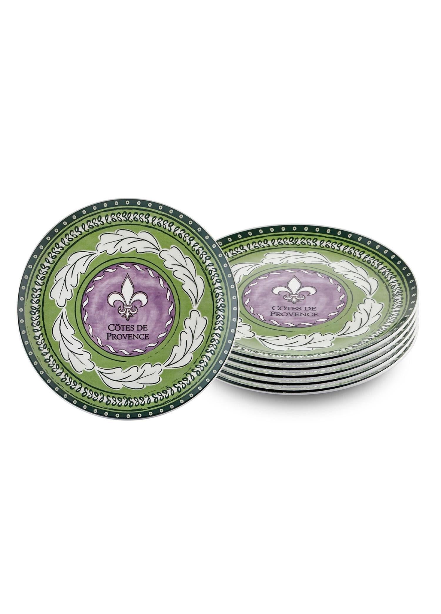 The Mia Provence Lavanta Servis Tabağı 6lı Set 26 cm PRC03