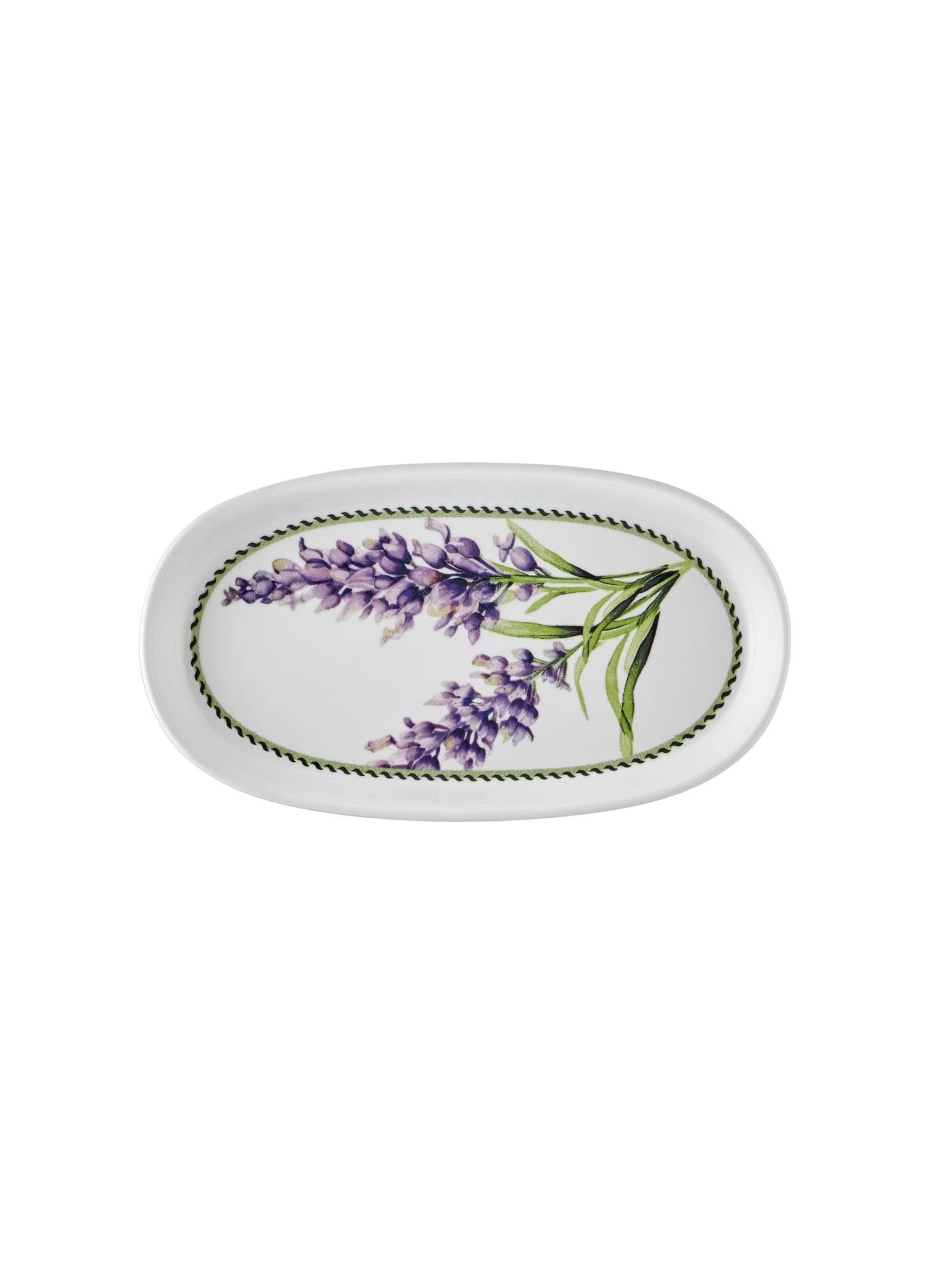 The Mia Provence Lavanta Oval Servis Tabağı 2li 23 cm
