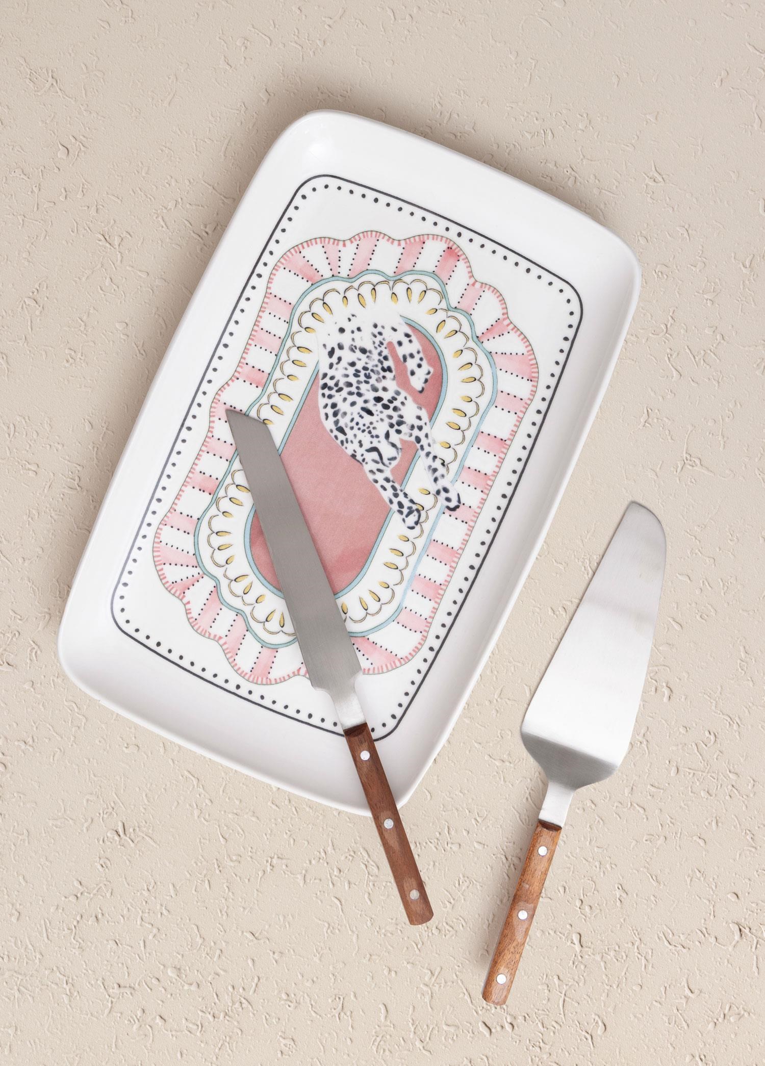 The Mia Spring Dikdörtgen Servis Tabağı 31x20 cm SPR0014