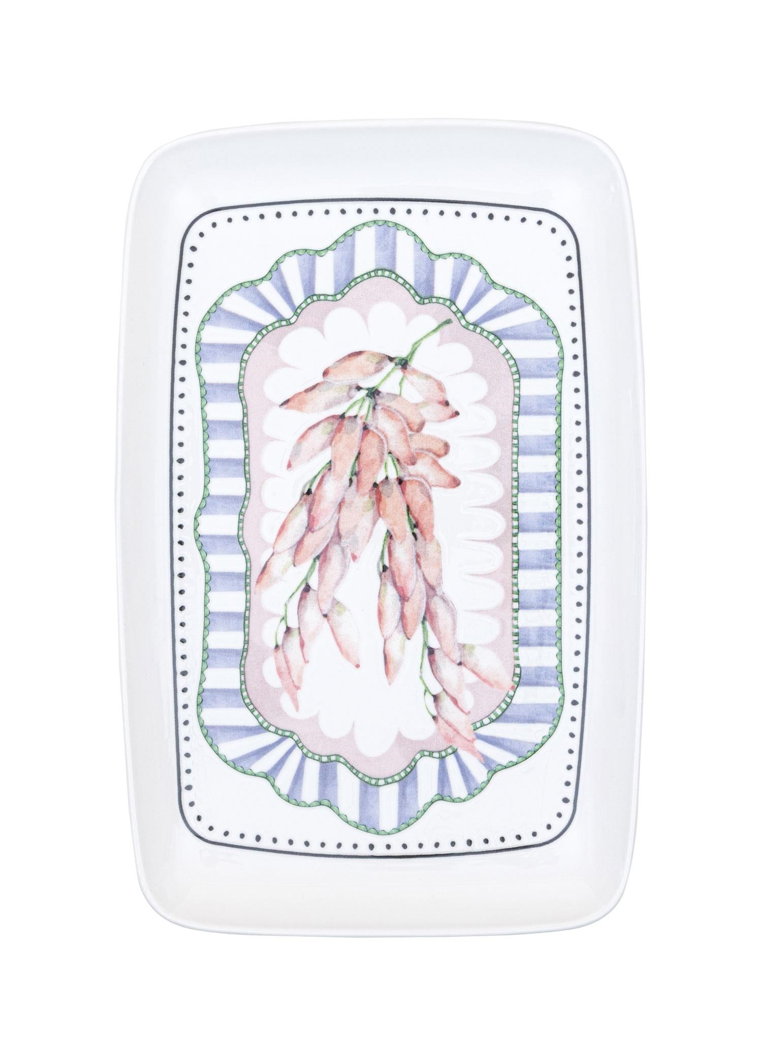 The Mia Spring Dikdörtgen Servis Tabağı 31x20 cm SPR0015