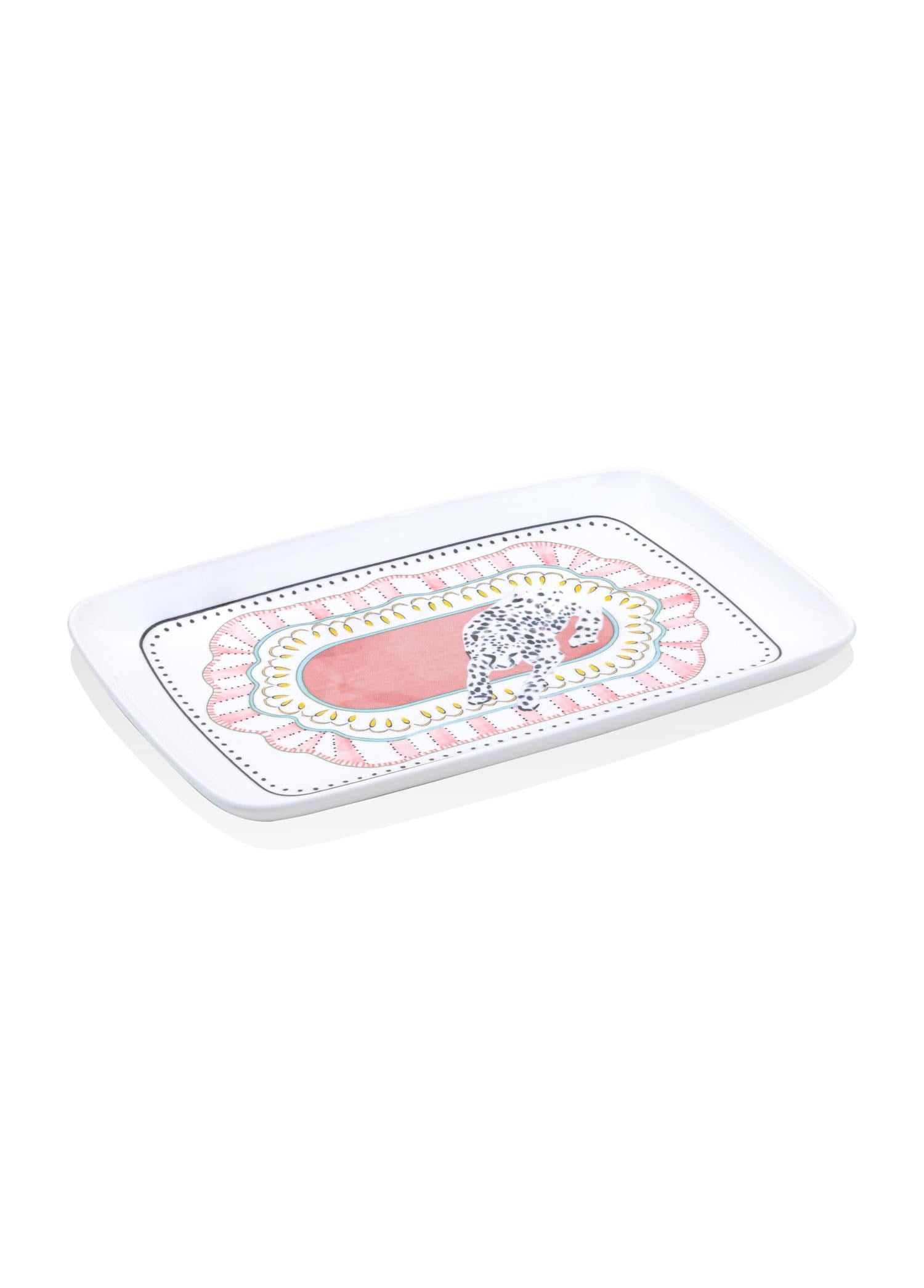 The Mia Spring Dikdörtgen Servis Tabağı 31x20 cm SPR0014