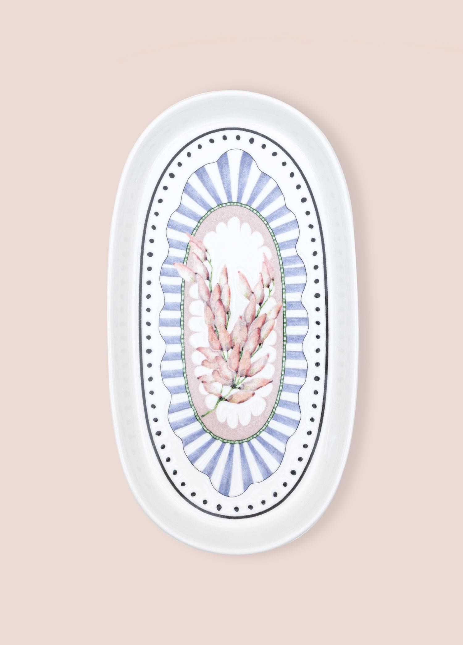 The Mia Spring Oval Servis Tabağı 2li 29 cm