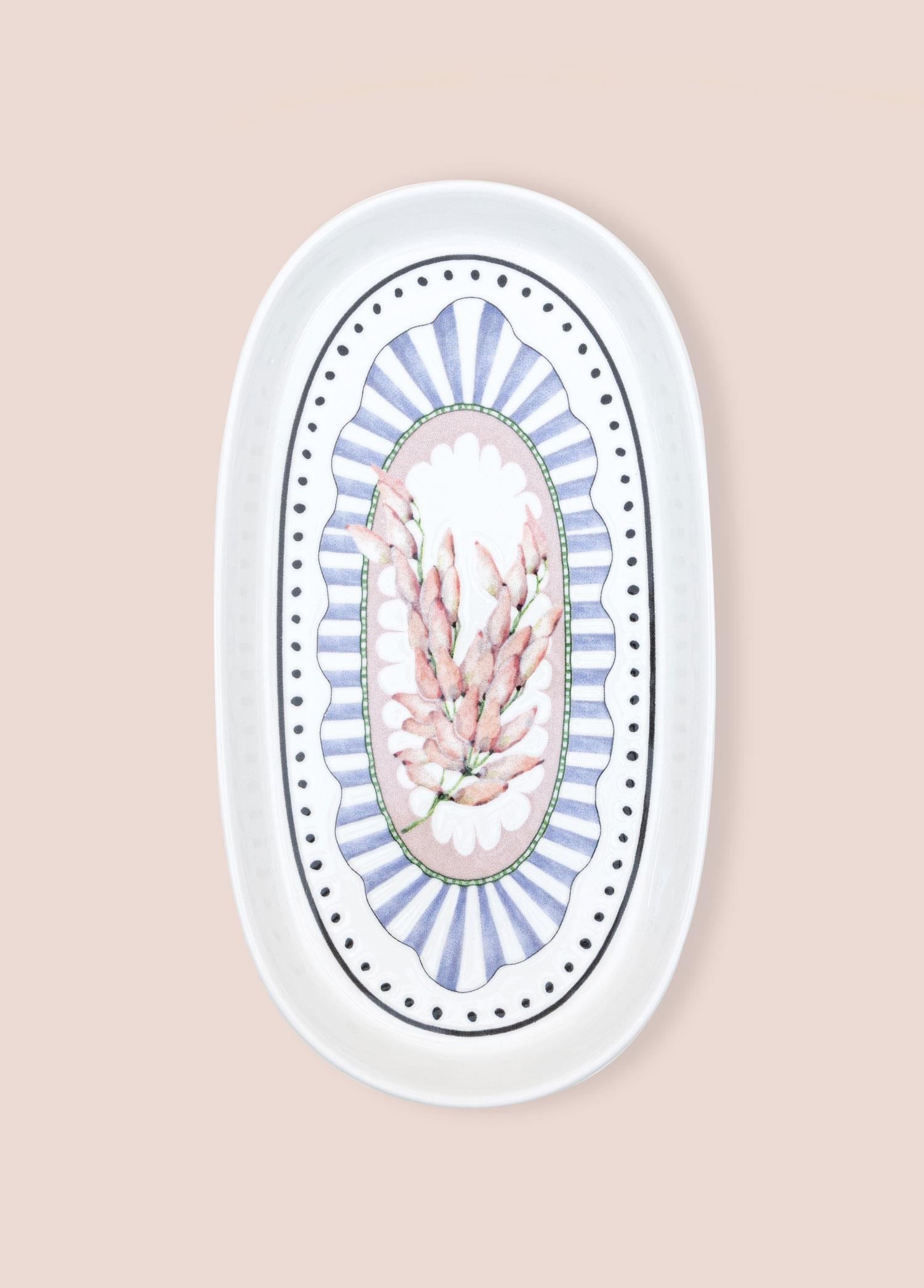 The Mia Spring Oval Servis Tabağı 2li Set 29 cm