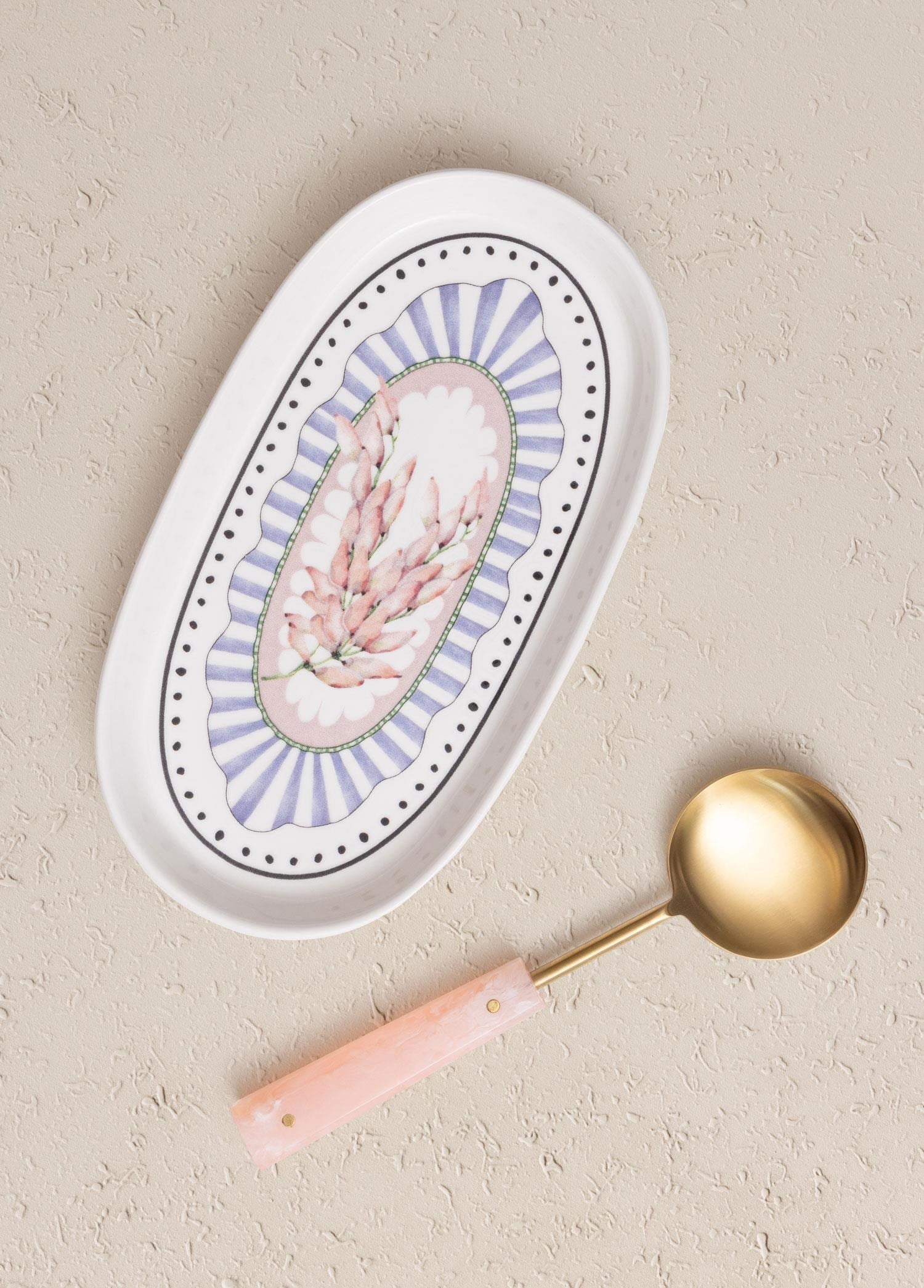 The Mia Spring Oval Servis Tabağı 2li Set 29 cm