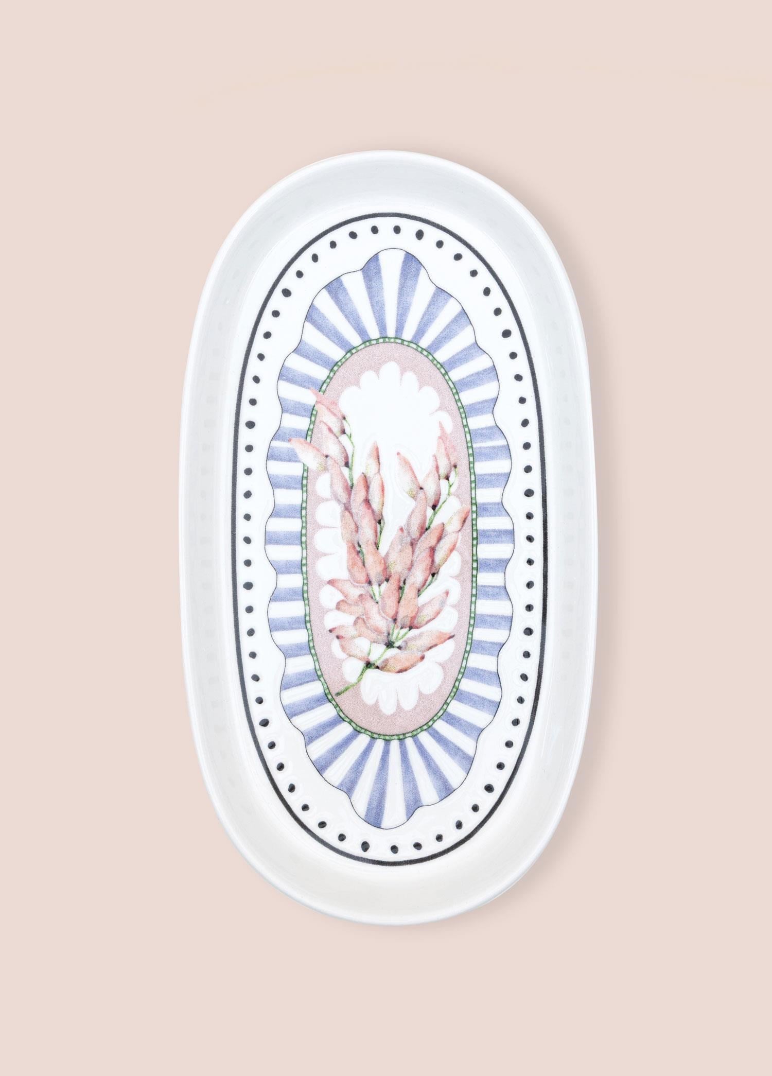 The Mia Spring Oval Servis Tabağı 2li 29 cm