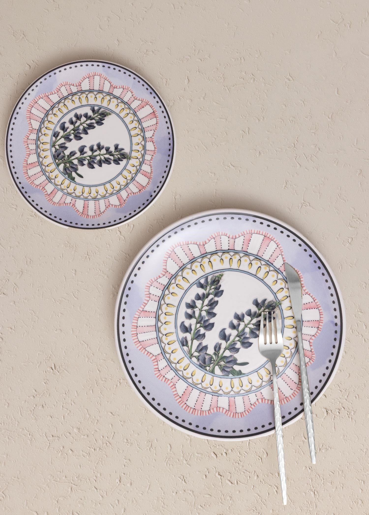 The Mia Spring Servis Tabağı 6lı Set 26 cm SPR0004