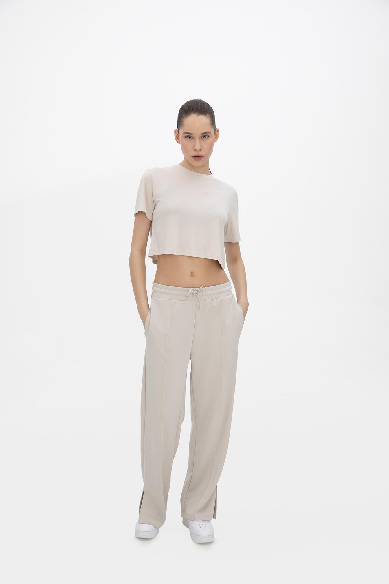 Oma Kapşonlu Fermuarlı Sweat Cloud Dancer M
