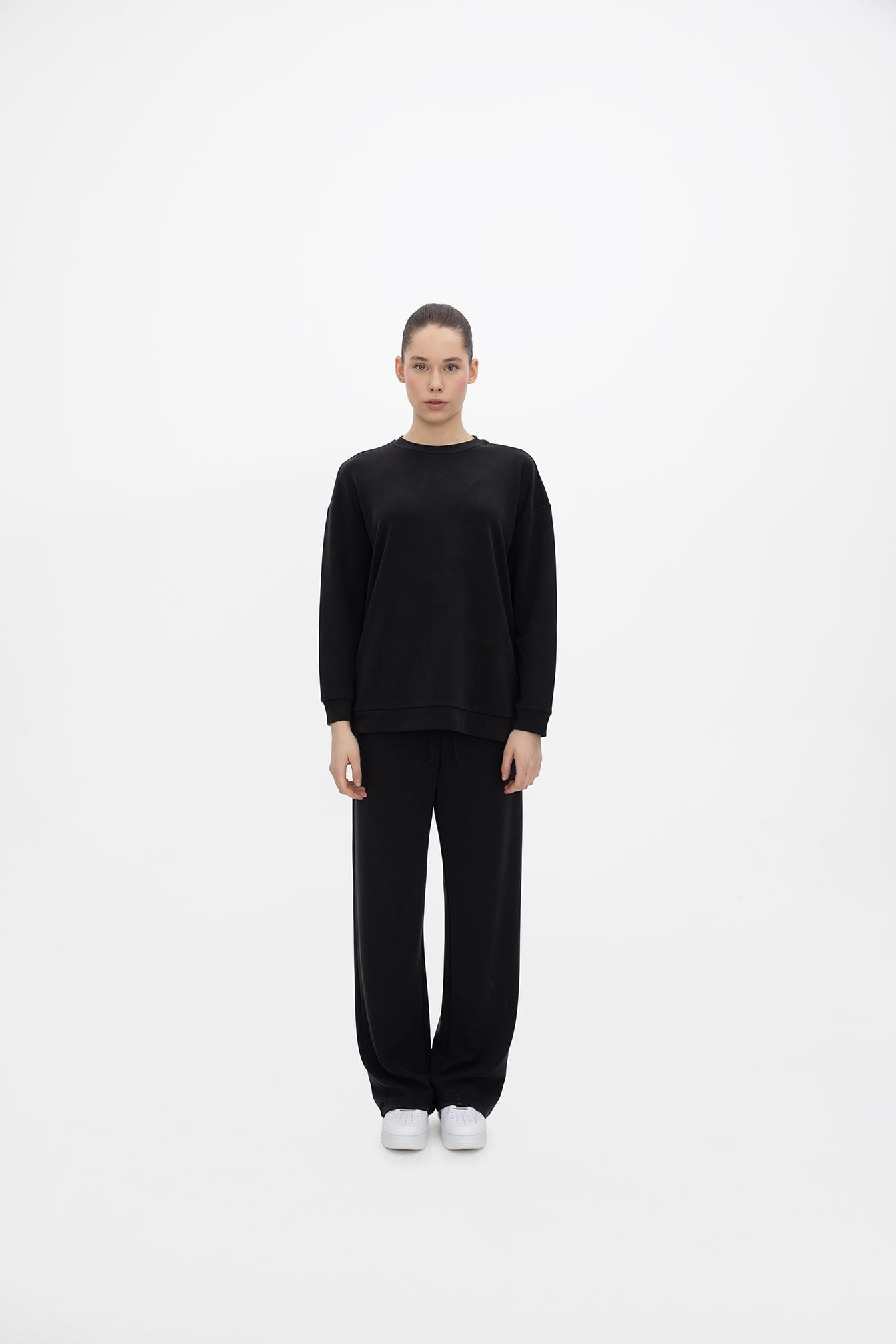 Oma Sweat Jet Black S