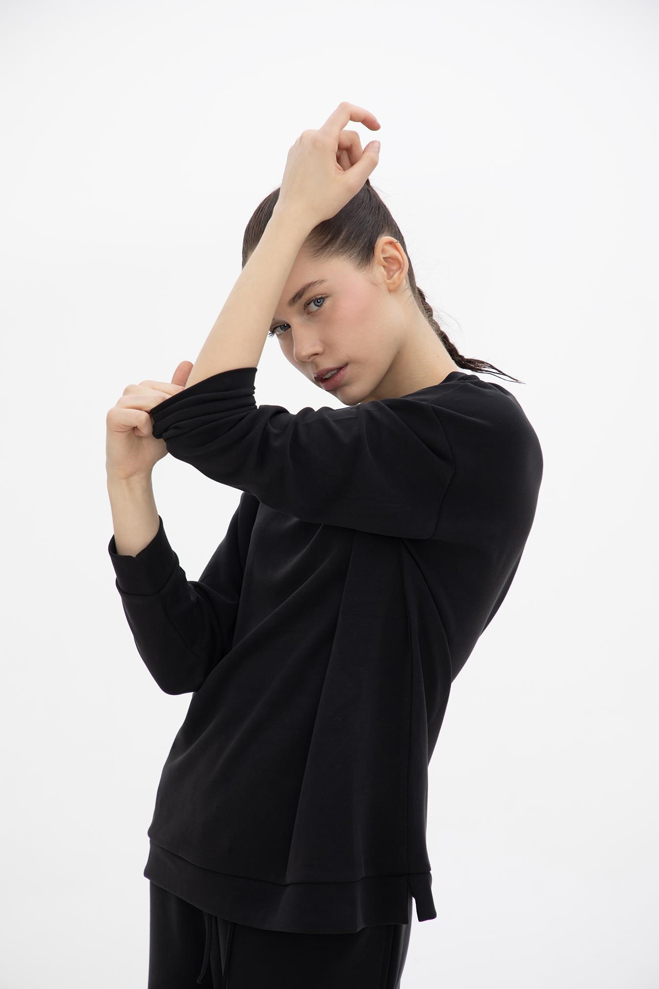 Oma Sweat Jet Black S