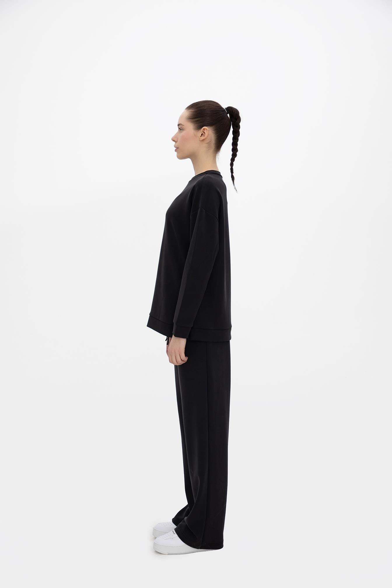Oma Sweat Jet Black S