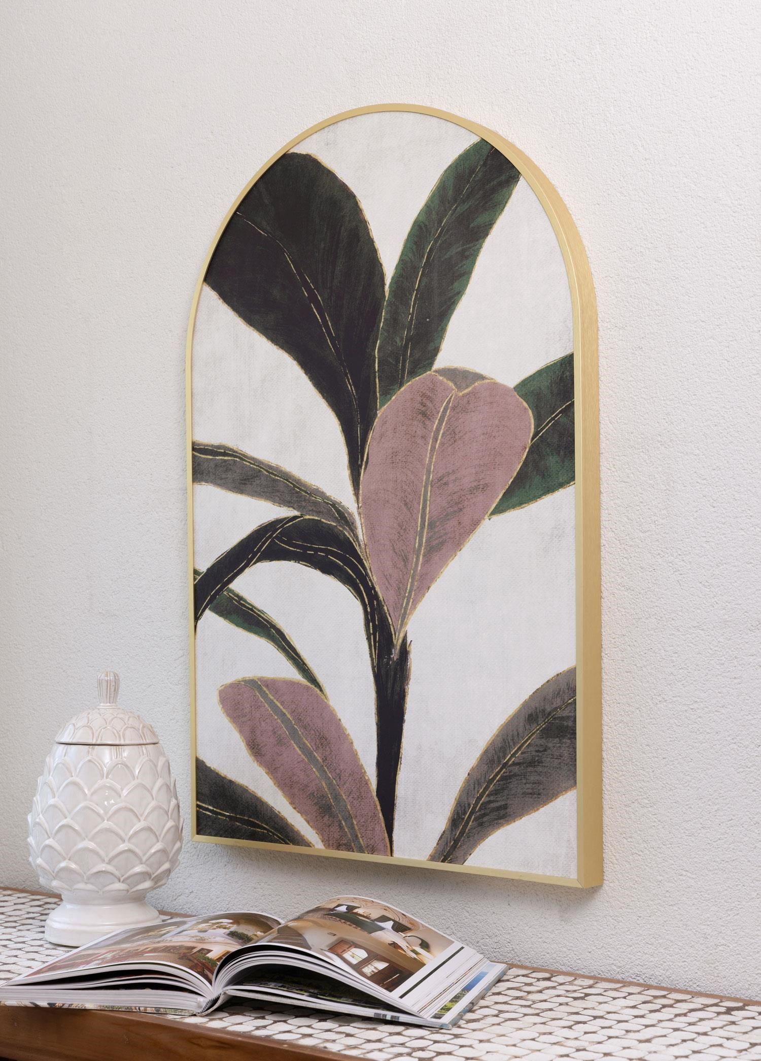 The Mia Botanic Leaf Tablo 60x90 cm