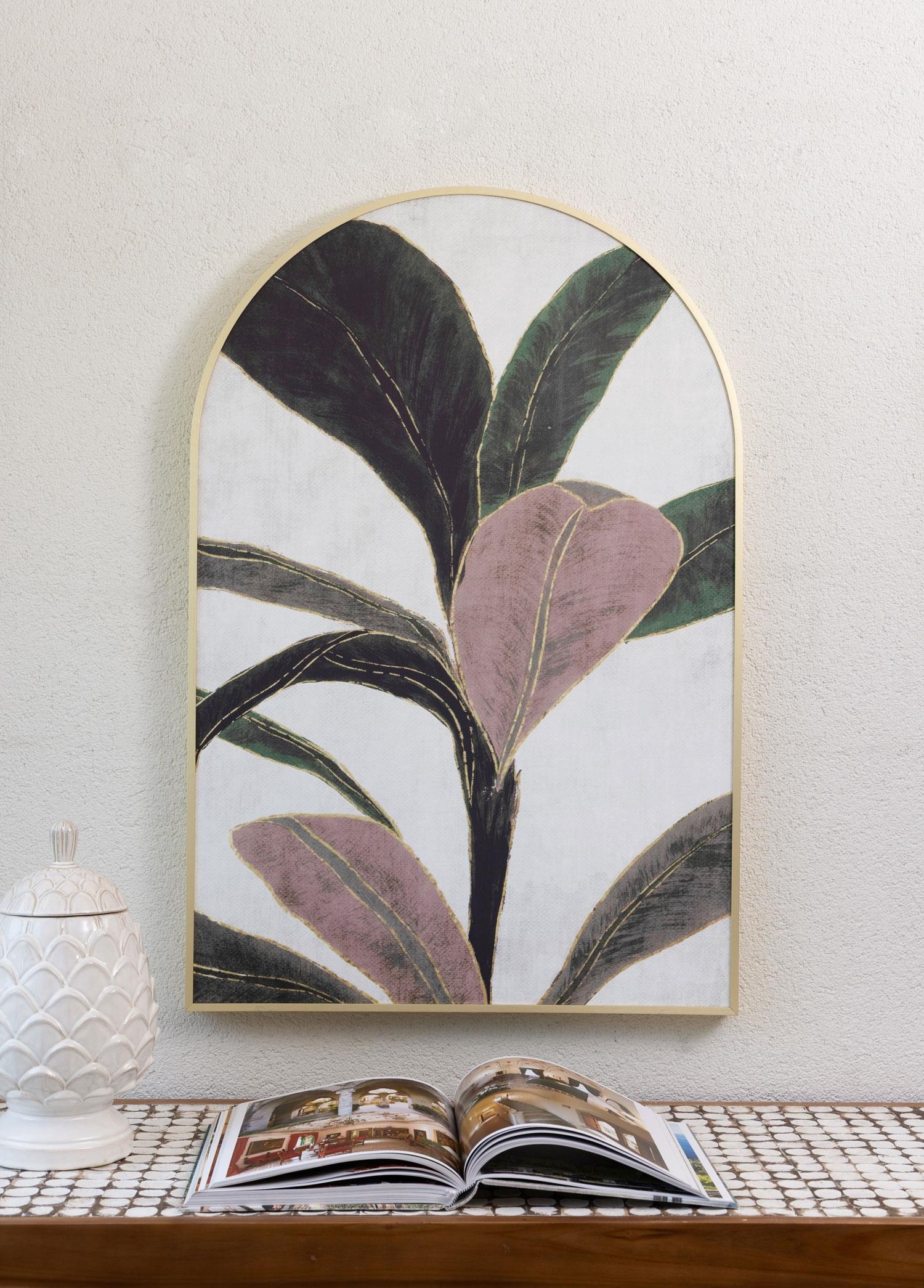 The Mia Botanic Leaf Tablo 60x90 cm