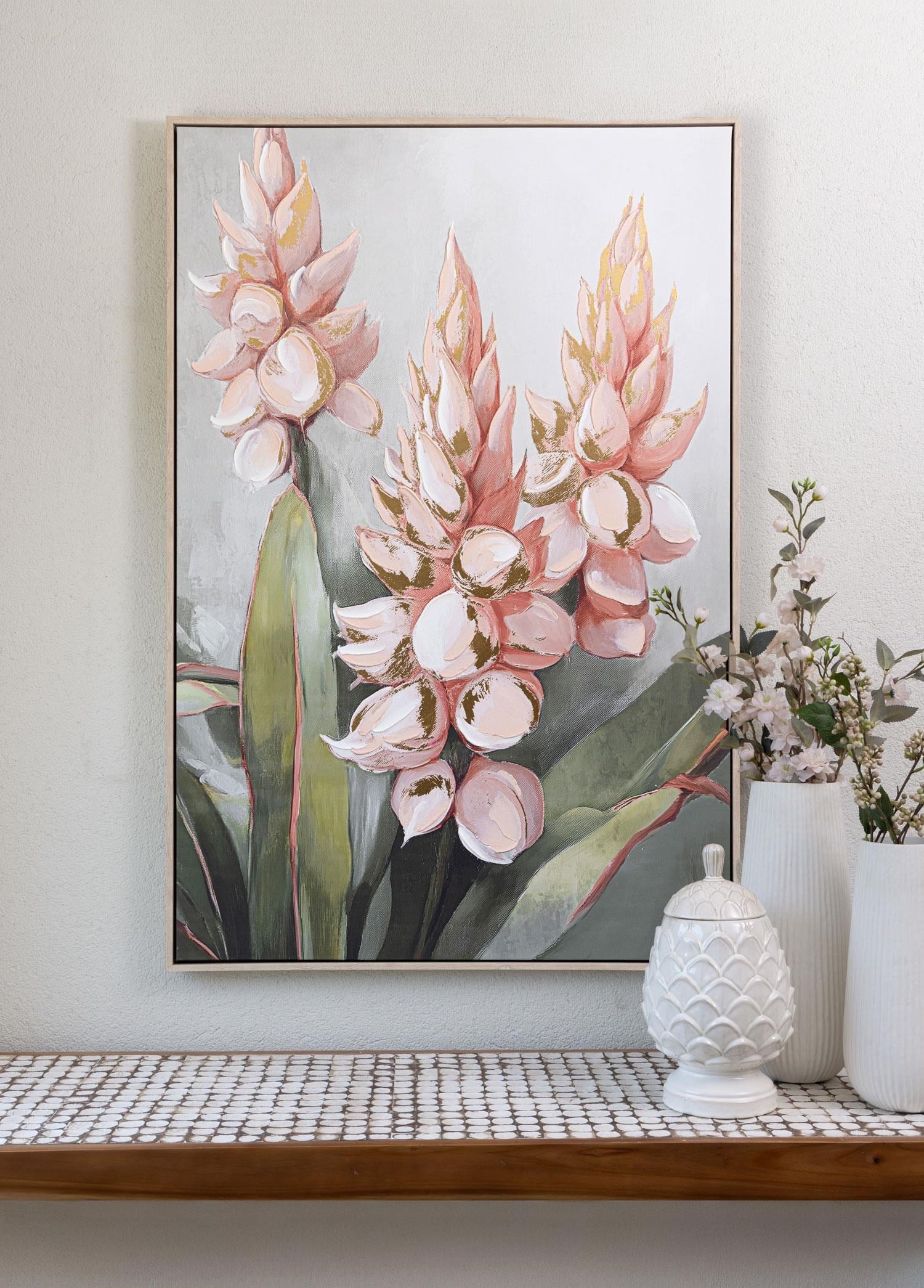 The Mia Floral Kanvas Tablo 80x120 cm TBL0087