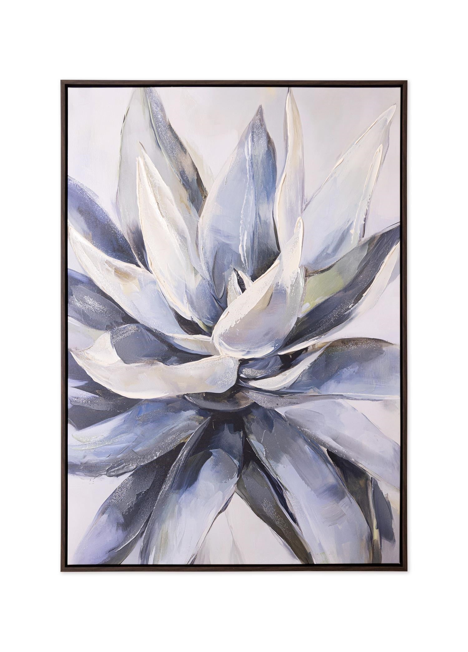 The Mia Neutral Floral Kanvas Tablo 70x100 cm TBL0105