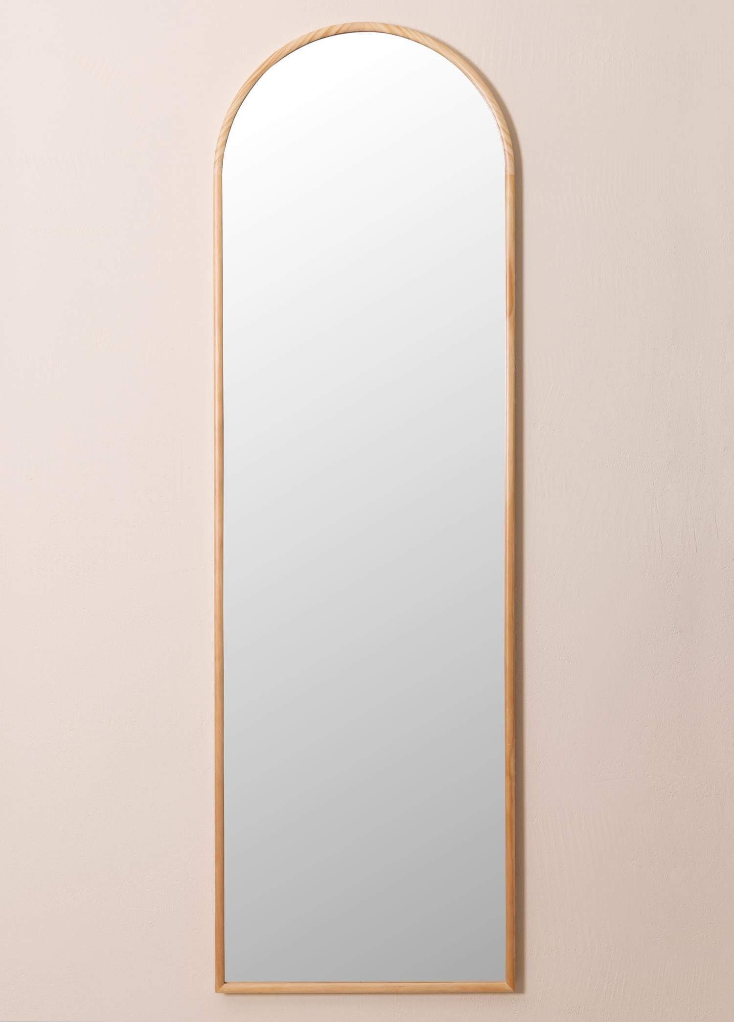 The Mia Nord Ahşap Duvar Aynası 50x160 cm
