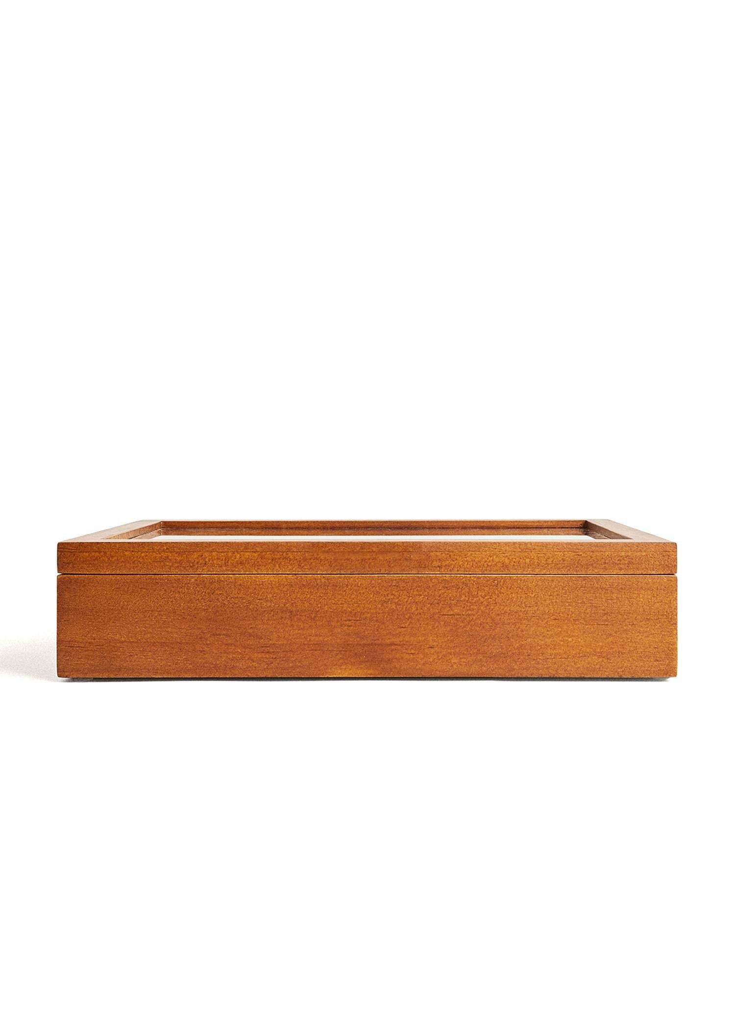 The Mia Ahşap Takı Kutusu 6 Bölmeli 34x19x8 cm