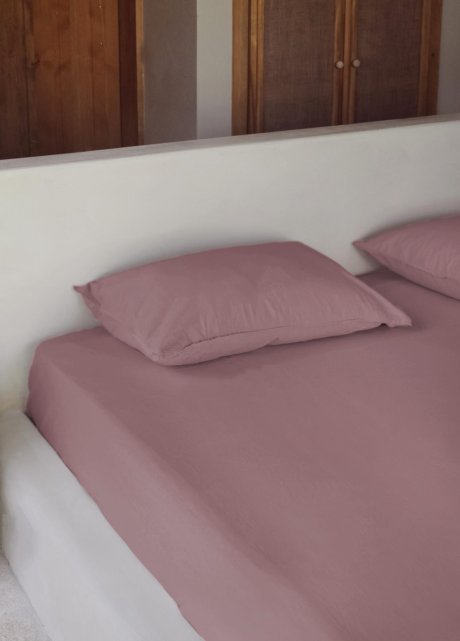 The Mia Cotta Old Rose Tek Kişilik Lastikli Çarşaf 200x100