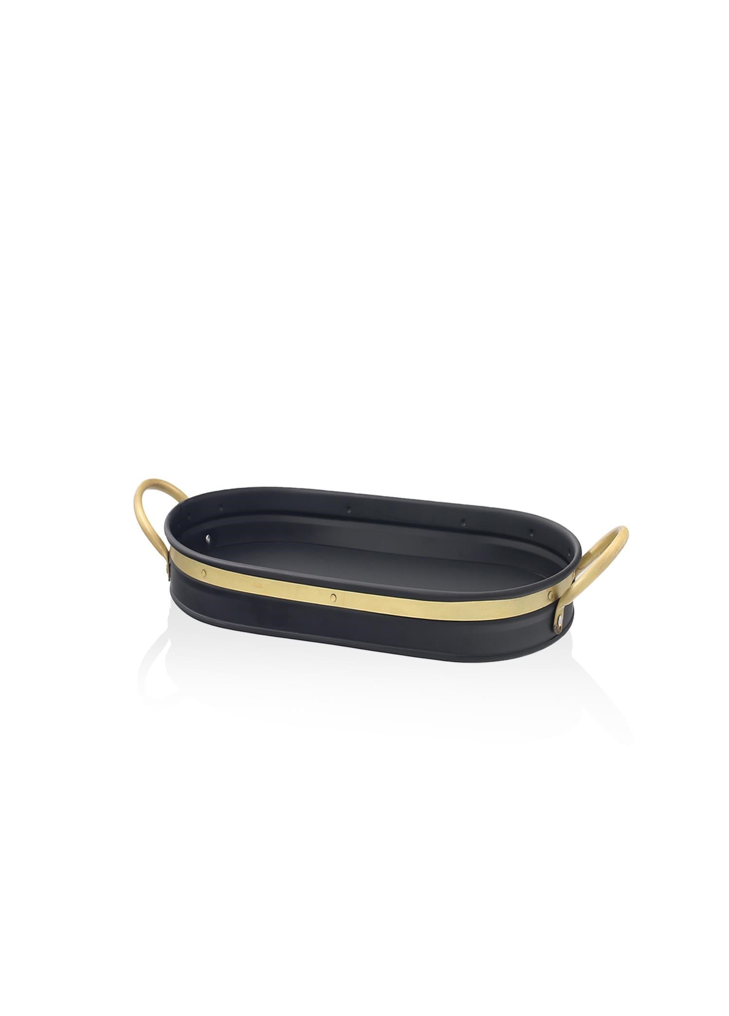 The Mia Galvin Tepsi Siyah 54x24 cm