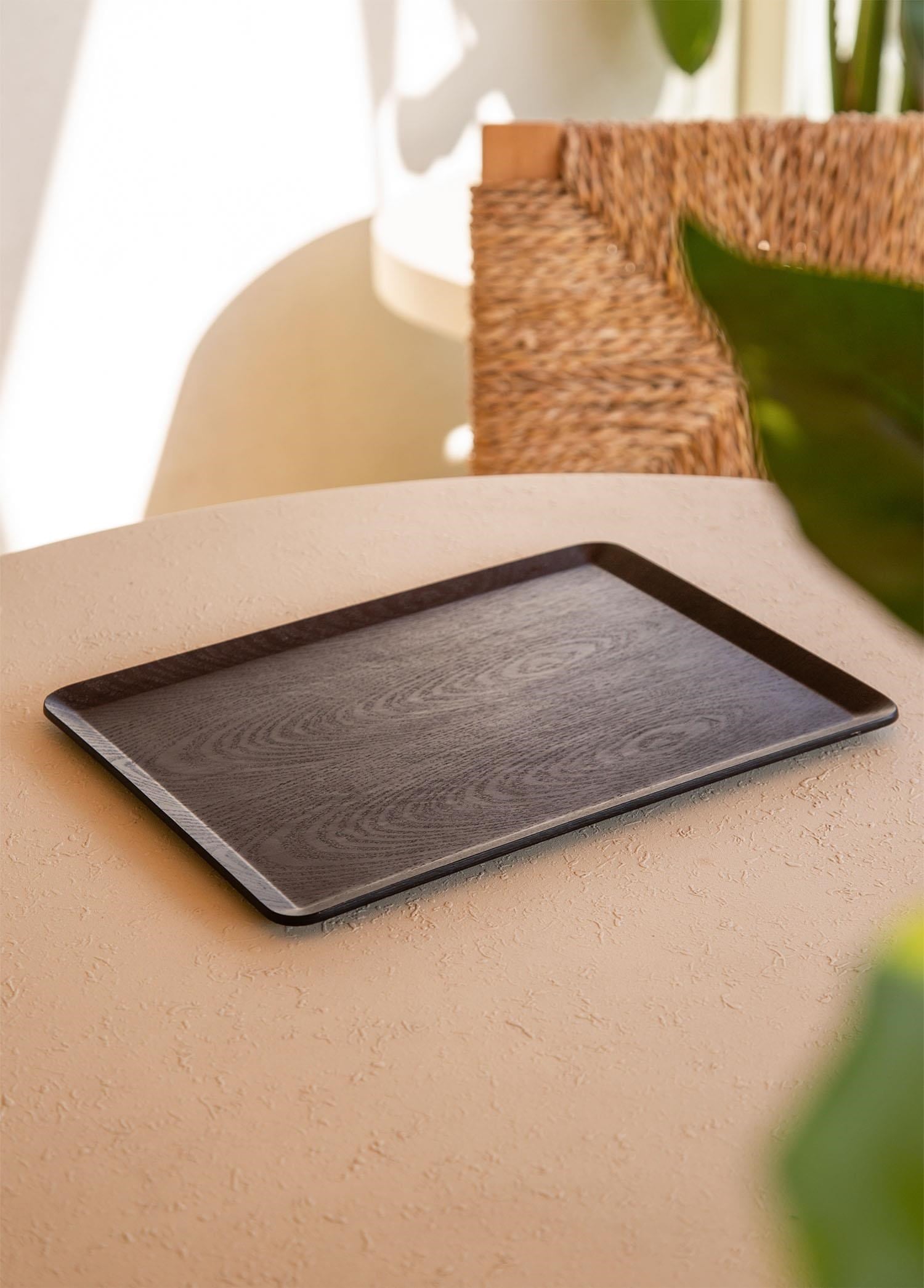 The Mia Natura Tepsi Siyah 27x20 cm