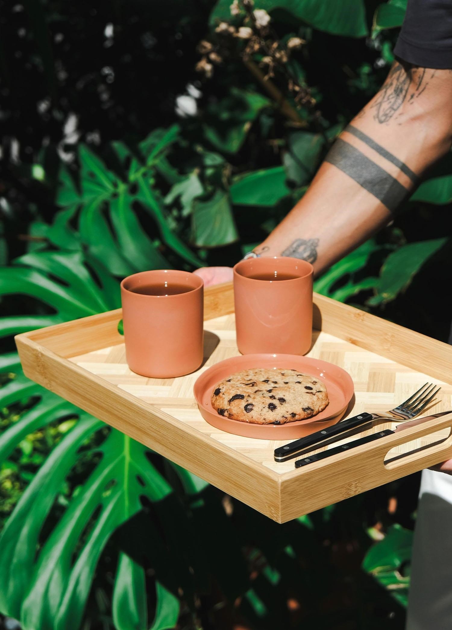 The Mia Wicker Bambu Tepsi 33x23 cm TPS0074