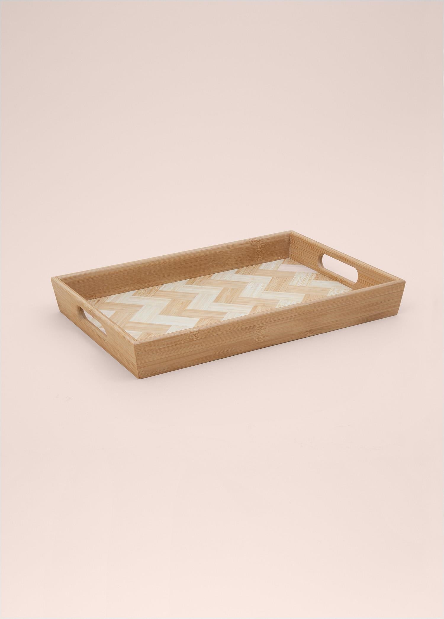 The Mia Wicker Bambu Tepsi 33x23 cm TPS0074