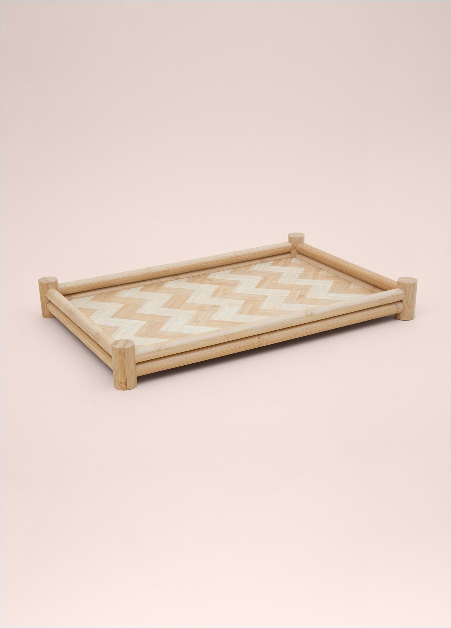 The Mia Wicker Bambu Tepsi 41x28 cm TPS0071