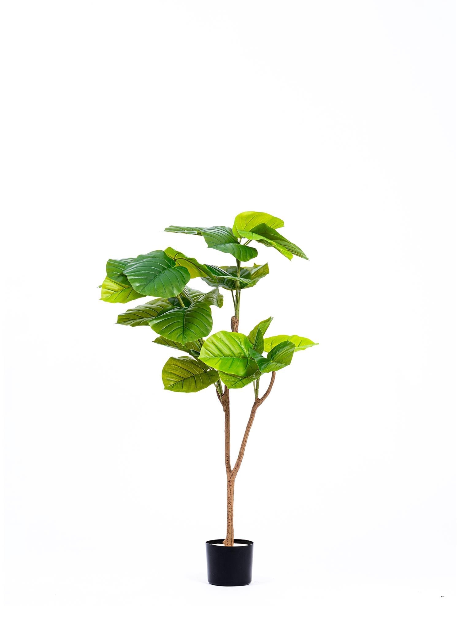 The Mia Ficus Umbellata Yapay Ağaç Yeşil 4 Dallı 120 cm